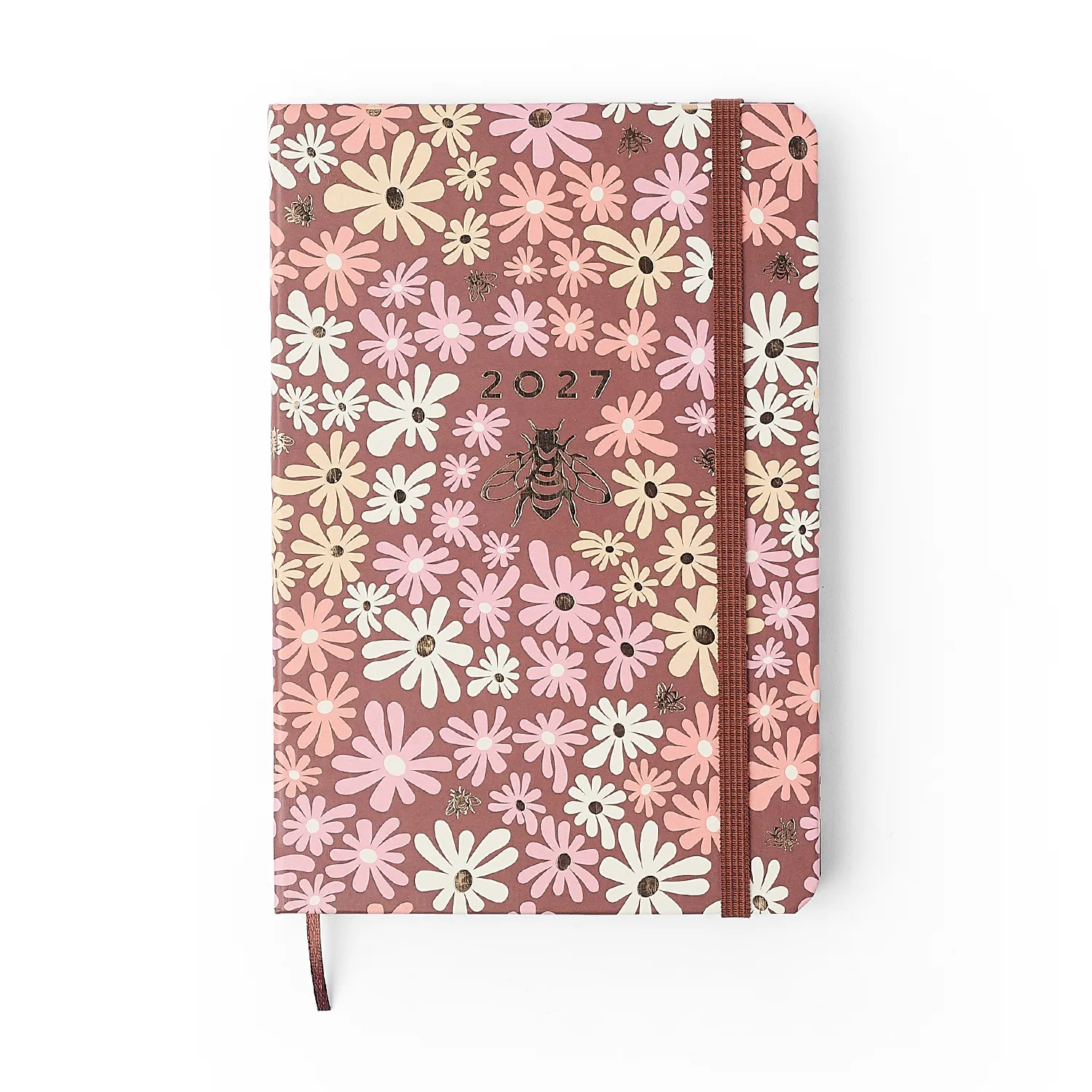 Agenda Planner 2027 Melissa Semanal Anotações 14x21 Mini Bloomy Chocolate