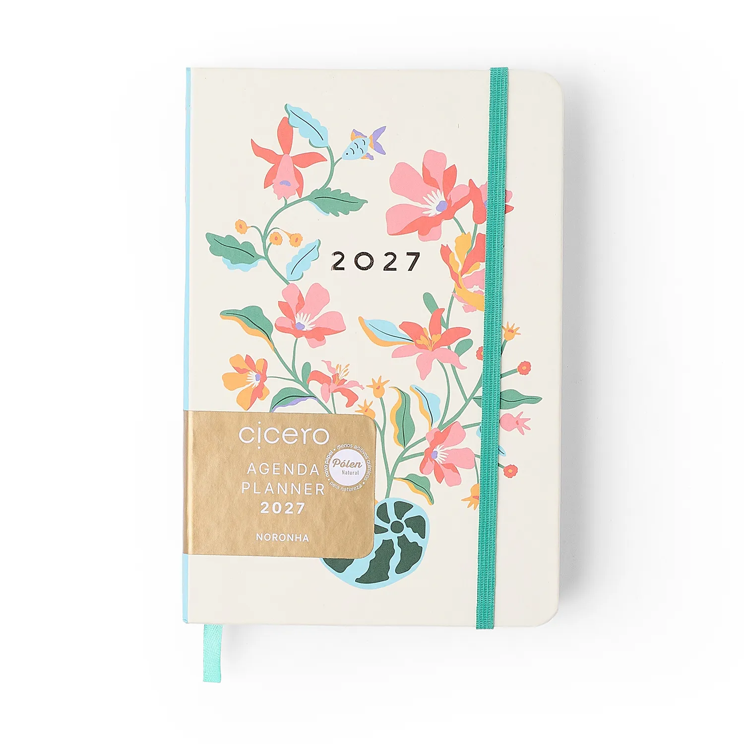Agenda Planner 2027 Noronha Diária 14x21 Peróla do Mar