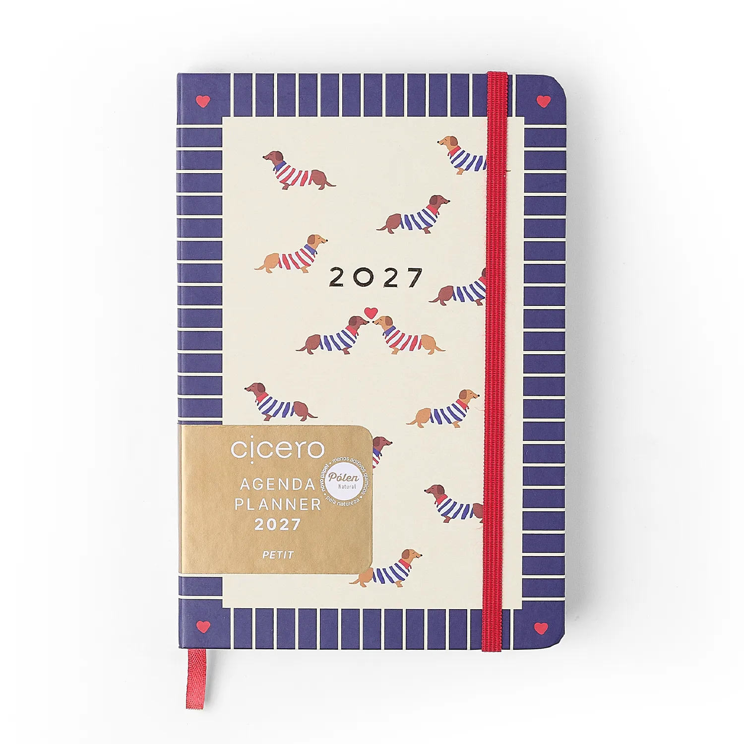Agenda Planner 2027 Petit Diária 14x21 Moldura