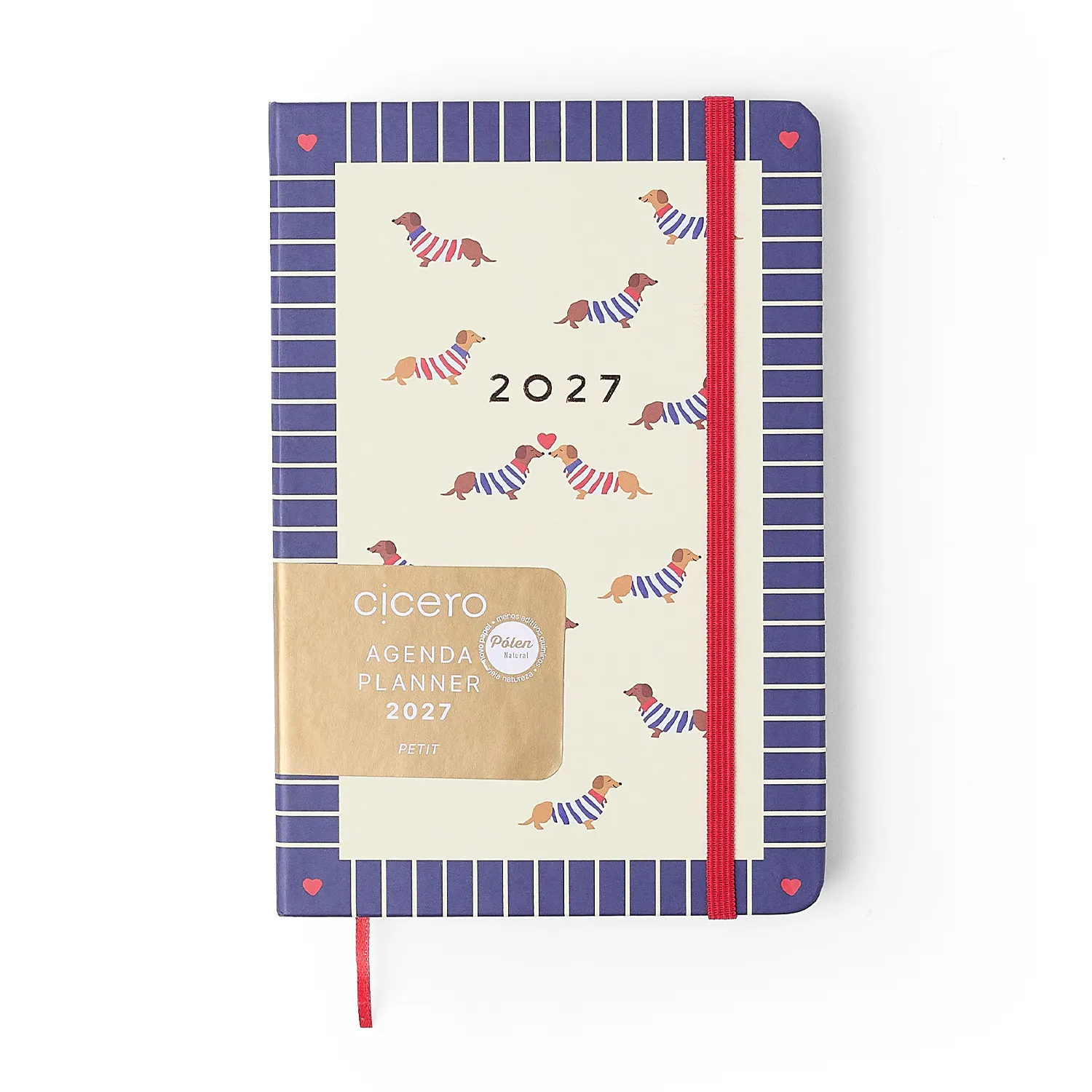 Agenda Planner 2027 Petit Semanal 14x21 Moldura