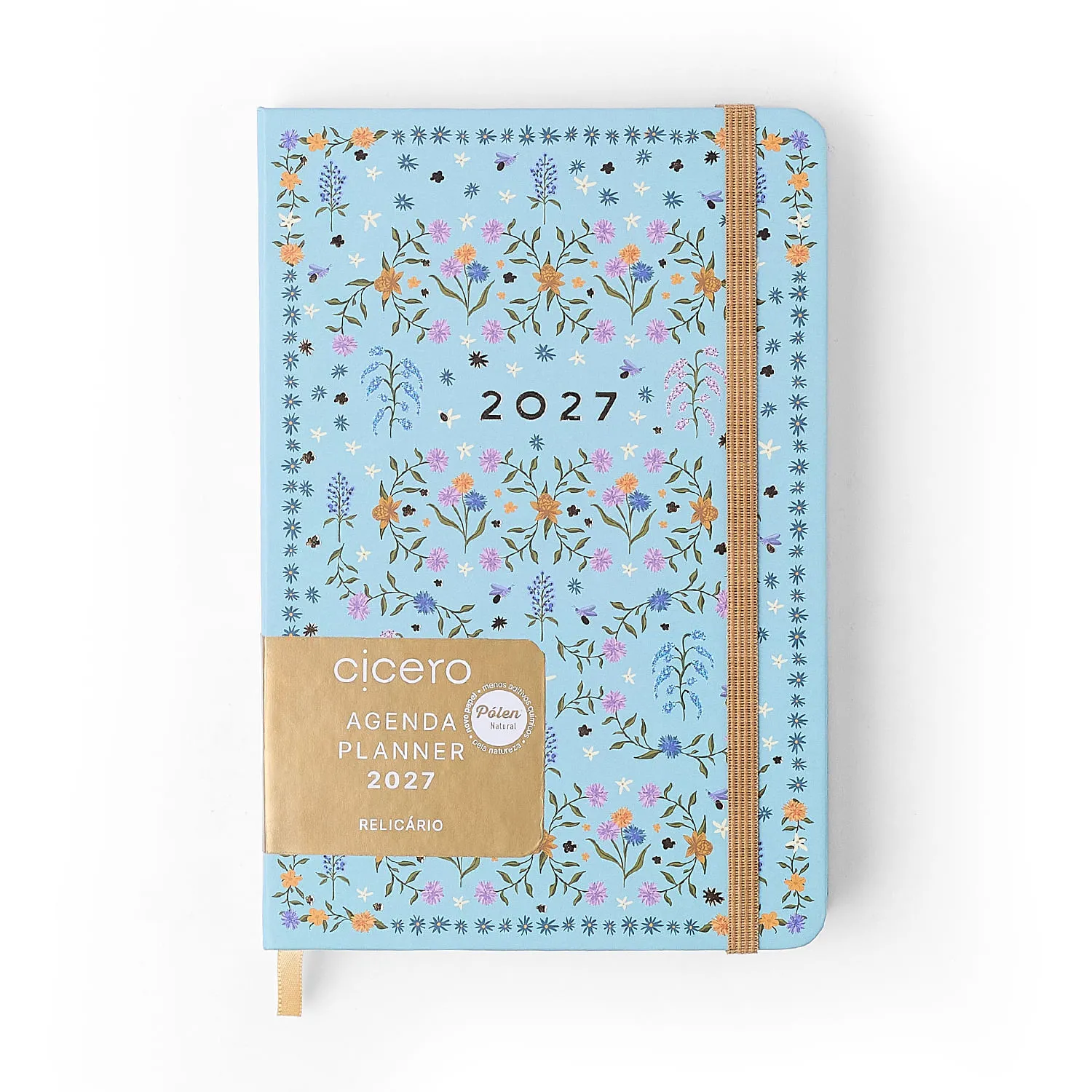 Agenda Planner 2027 Relicário Diária 14x21 Botânica