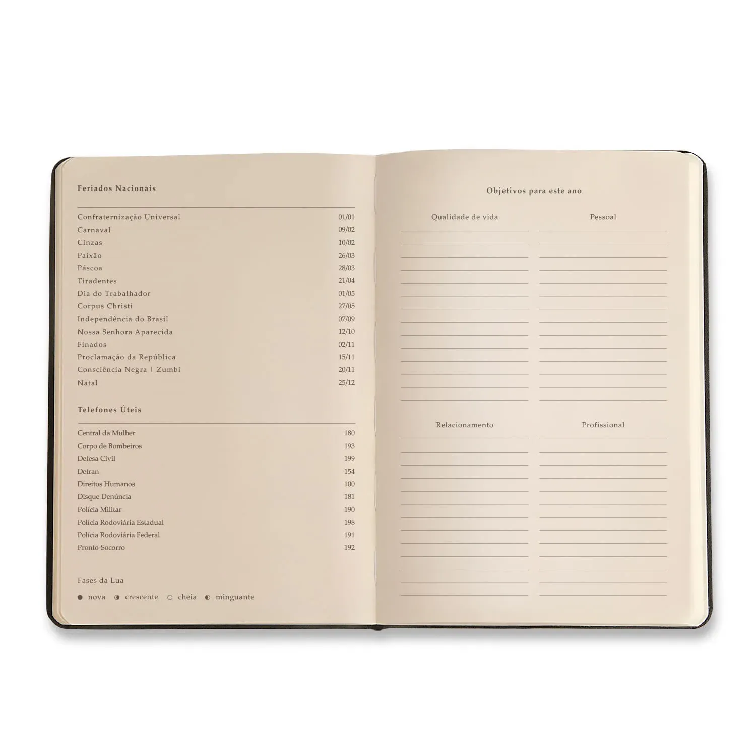Agenda Planner 2027 Relicário Diária 14x21 Botânica