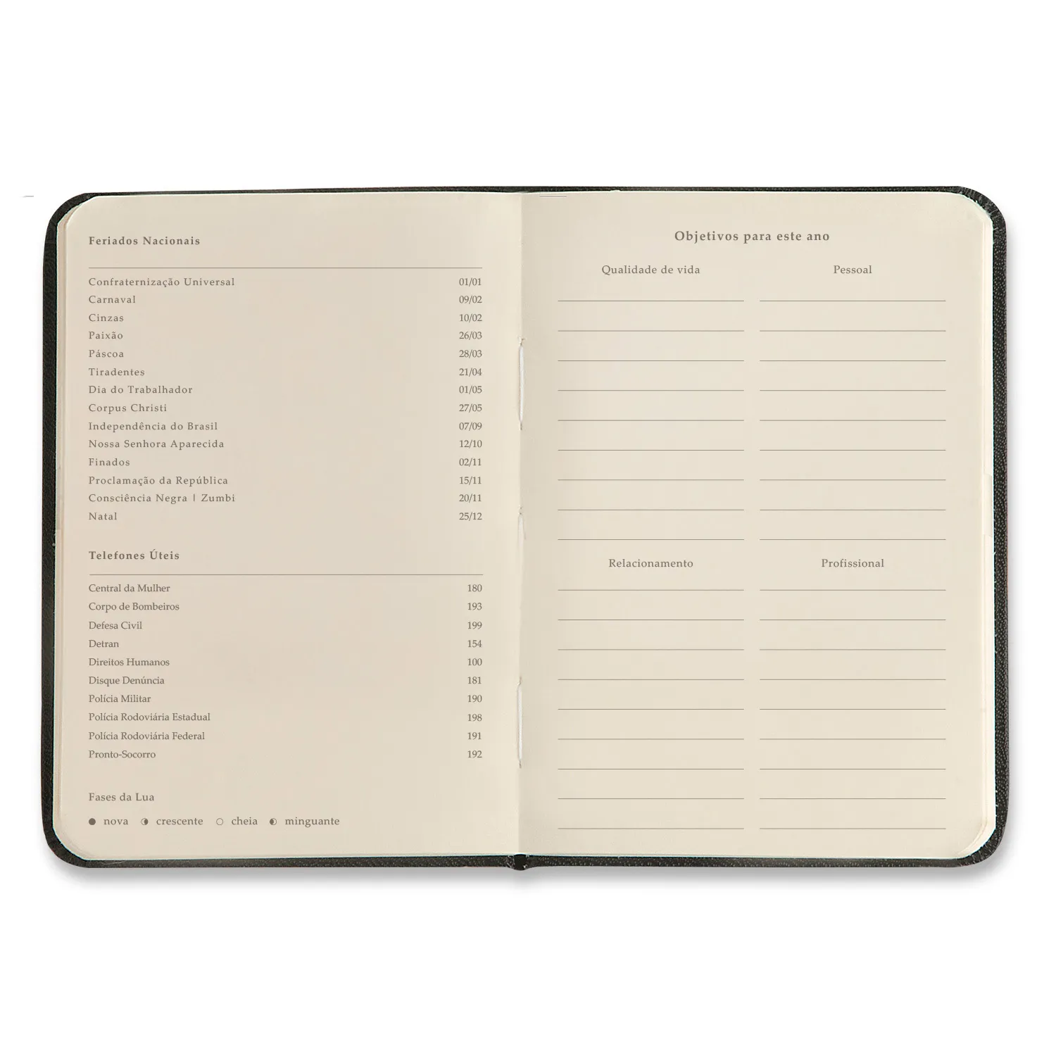 Agenda Planner 2027 Relicário Semanal 9x13 Botânica