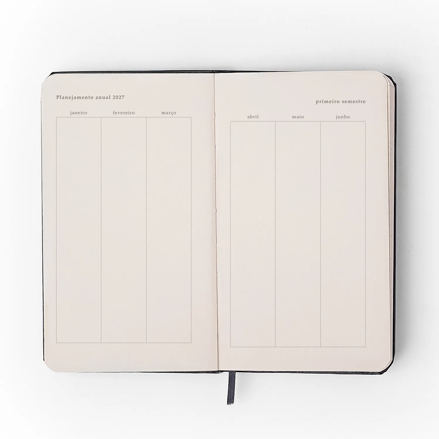 Agenda Planner 2027 Relicário Semanal Anotações 9x15,5 Realeza Marinho