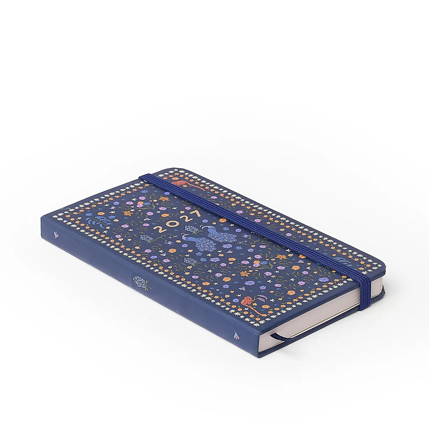 Agenda Planner 2027 Relicário Semanal Anotações 9x15,5 Realeza Marinho