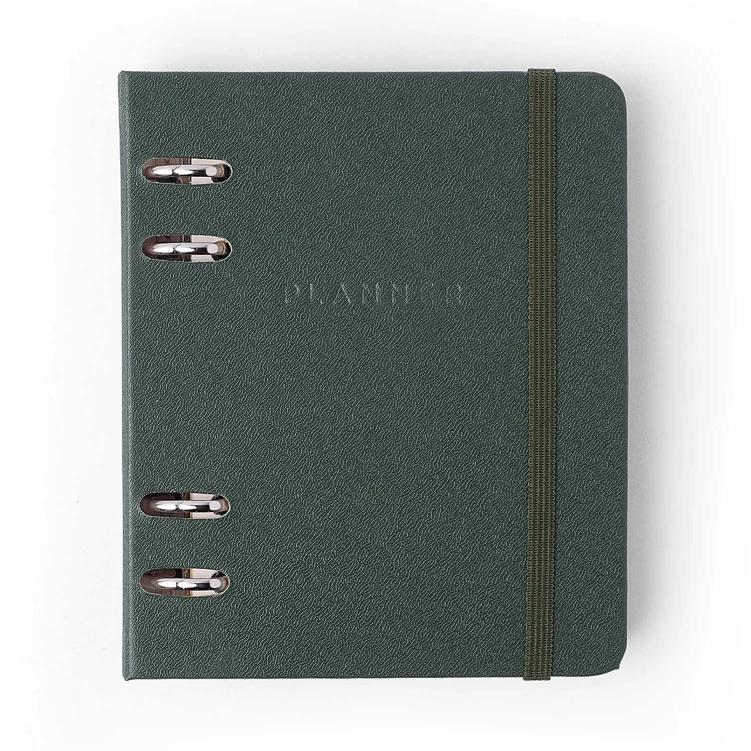 Agenda Planner Argolado 2027 Clássica Semanal A6 Verde Oliva