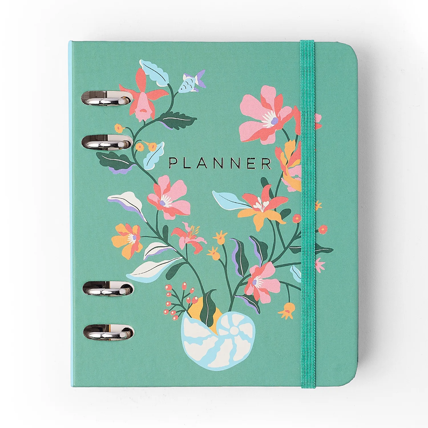 Agenda Planner Argolado 2027 Noronha Semanal A6 Flora Marinha