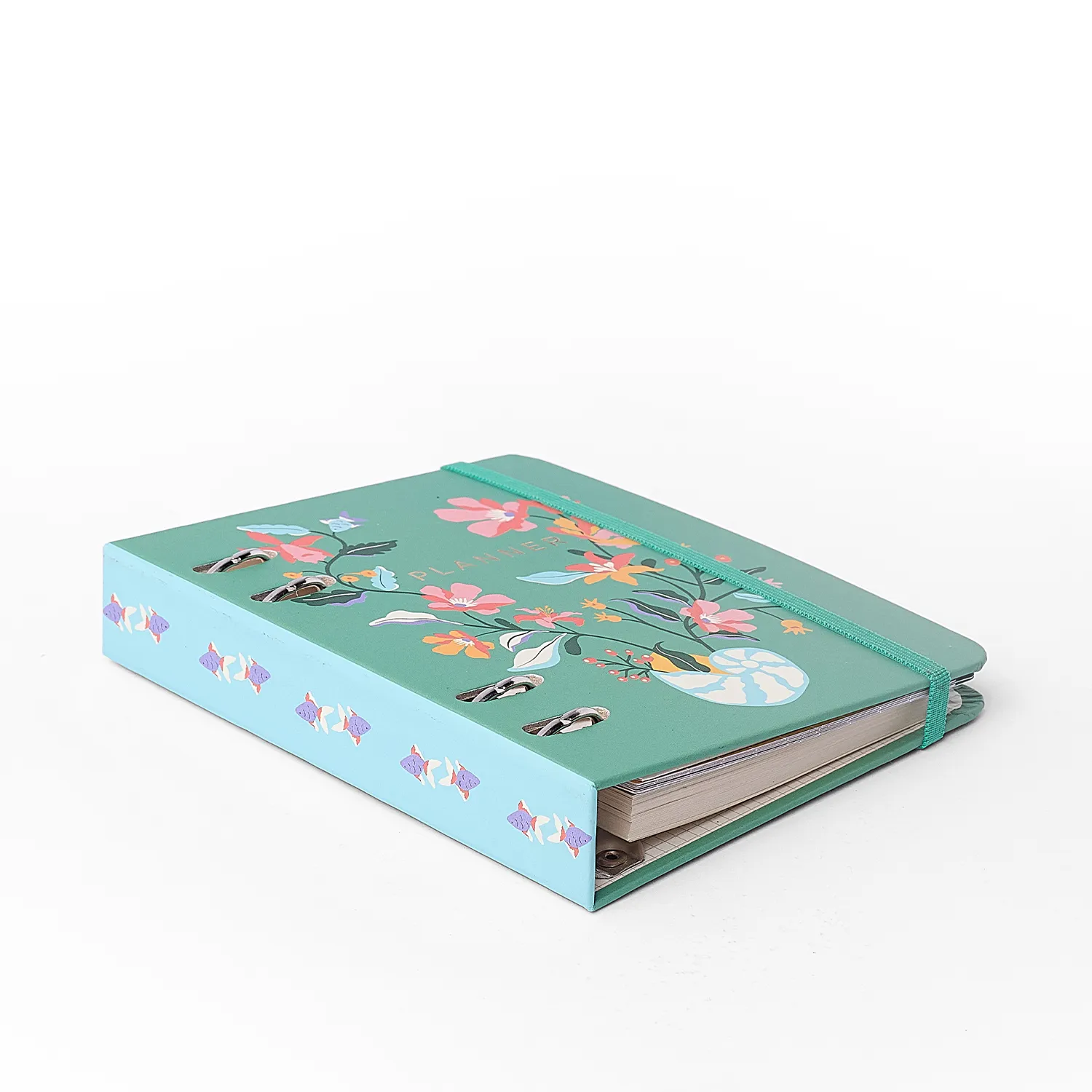 Agenda Planner Argolado 2027 Noronha Semanal A6 Flora Marinha
