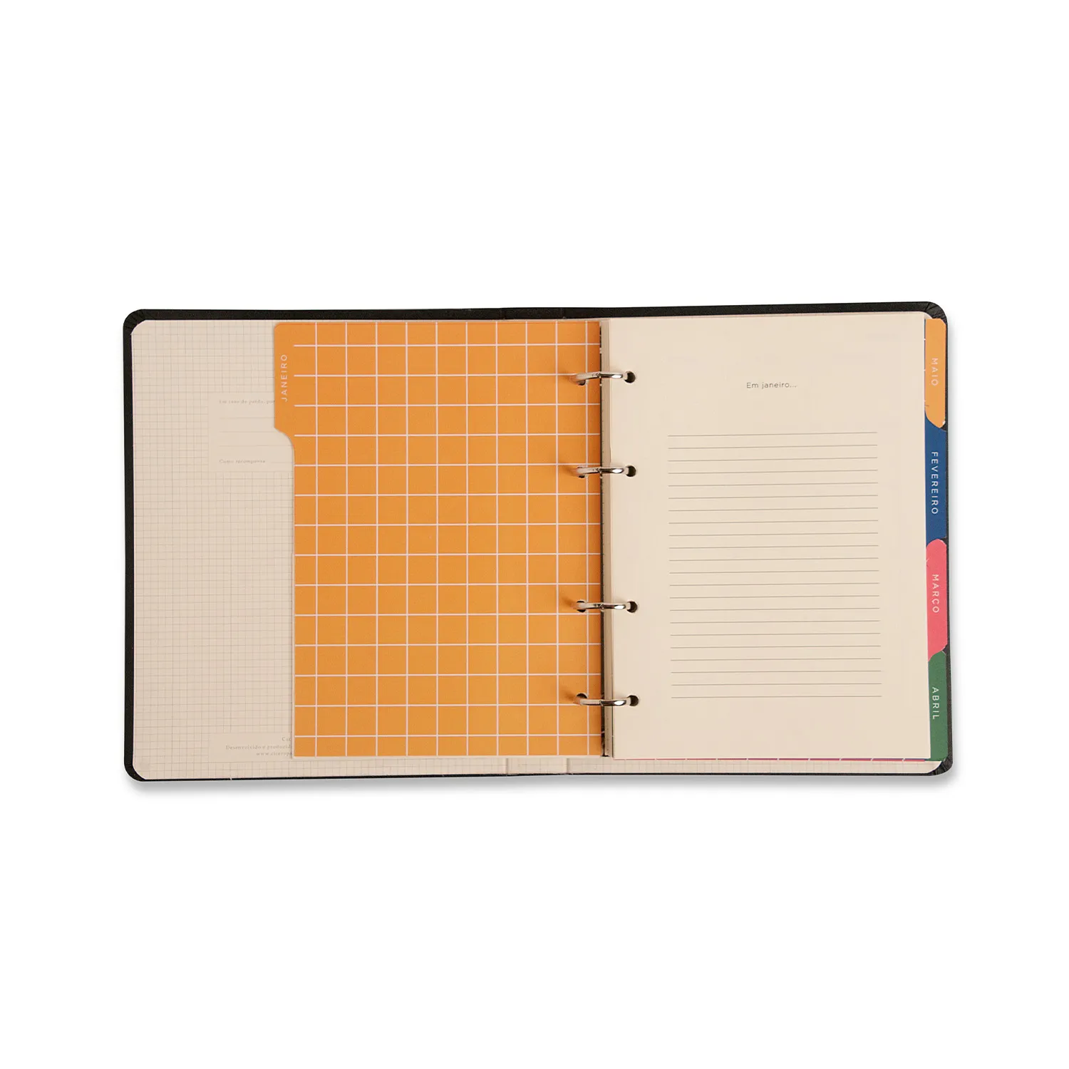 Agenda Planner Argolado 2027 Noronha Semanal Notas A5 Baia do Sancho