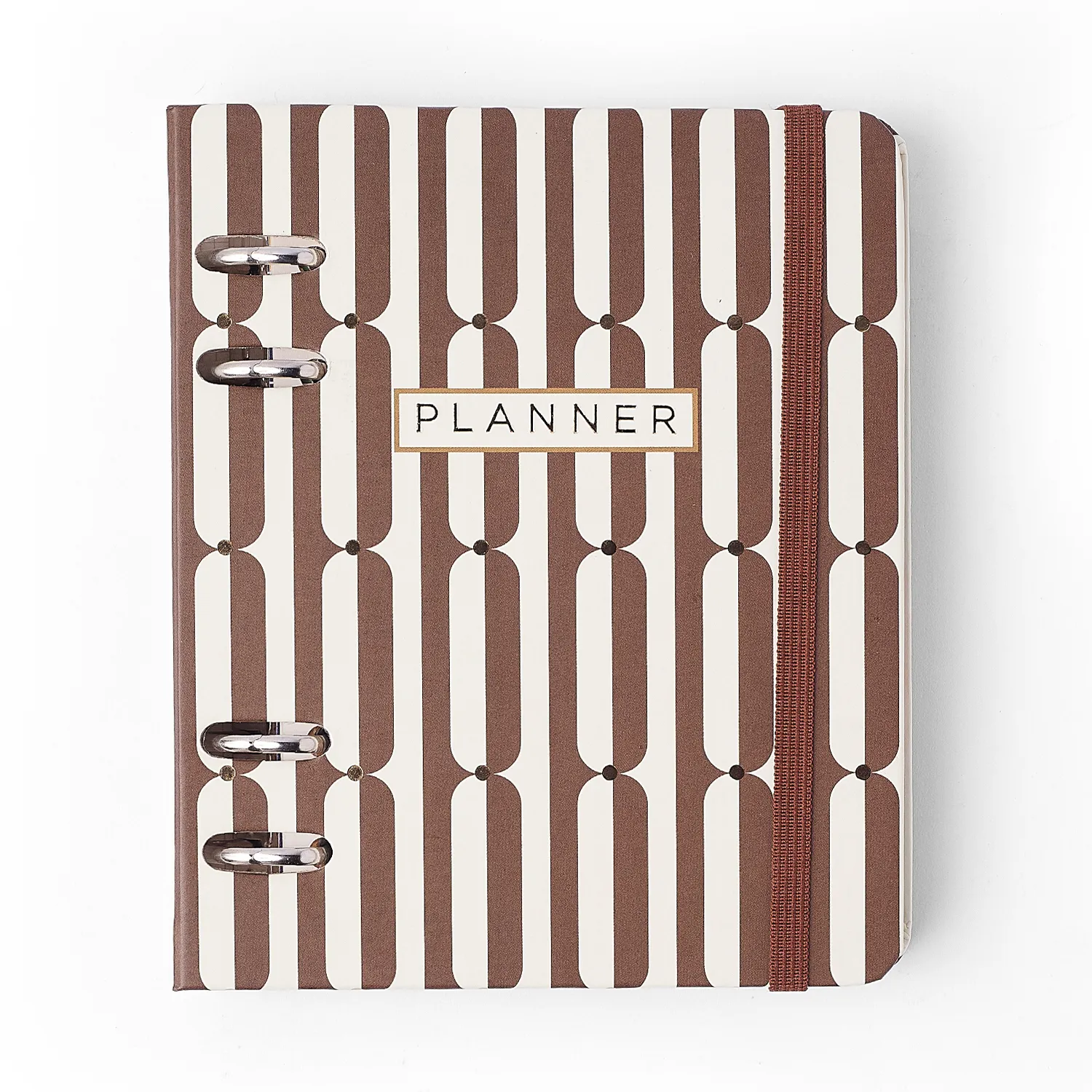 Agenda Planner Argolado 2027 Veredas Semanal A6 Marrom