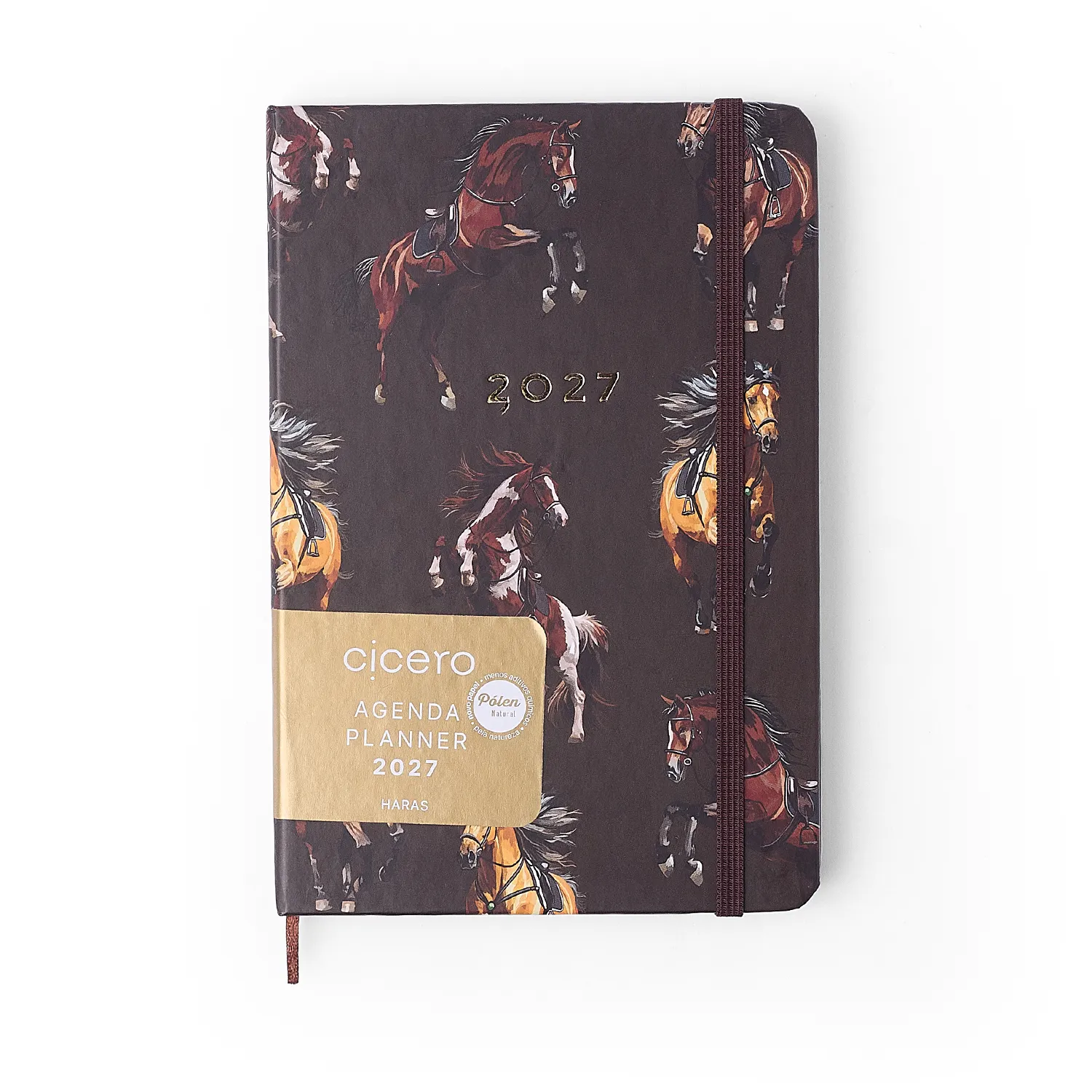 Agenda Planner Ciceros 2027 Haras Semanal 14x21 Alazão