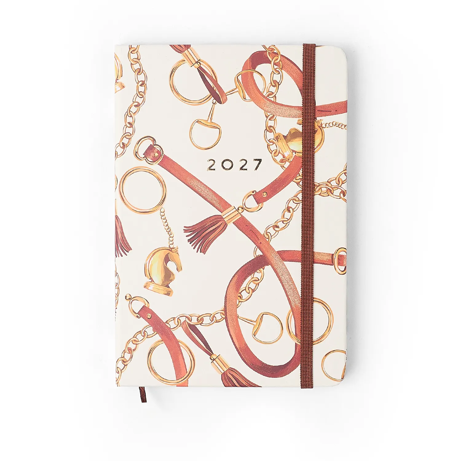 Agenda Planner Ciceros 2027 Haras Semanal Anotações 14x21 Selaria Off White