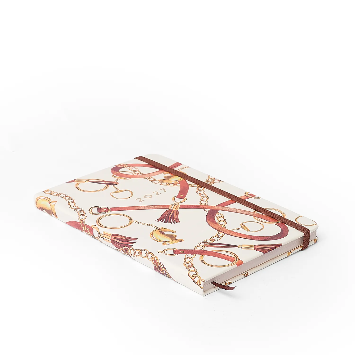 Agenda Planner Ciceros 2027 Haras Semanal Anotações 14x21 Selaria Off White