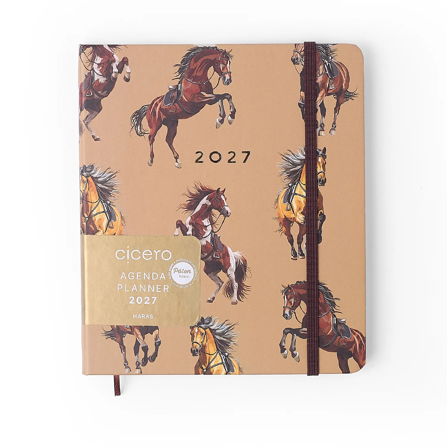 Agenda Planner Ciceros 2027 Haras Semanal Planejamento 17x19,5 Puro Sangue