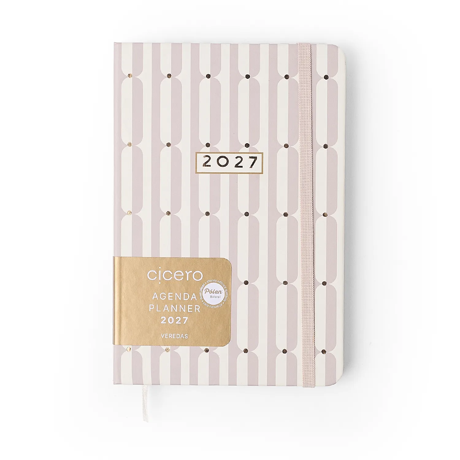 Agenda Planner Ciceros 2027 Veredas Semanal Anotações 14x21 Gelo