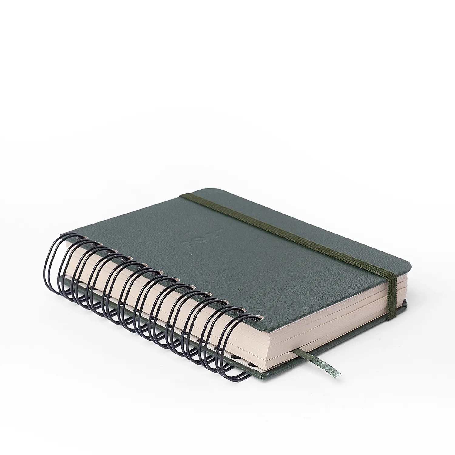 Agenda Planner Wire-o 2027 Clássica Diária 11,5x16 Verde Oliva