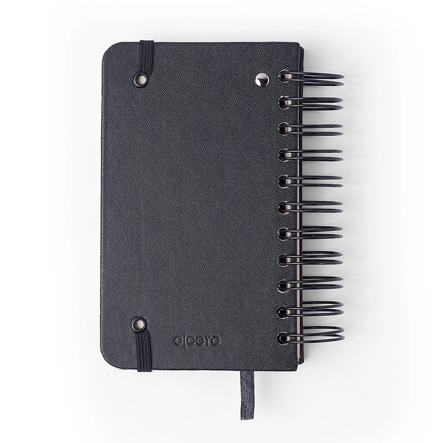 Agenda Planner Wire-o 2027 Clássica Diária 9x15,5 Preta