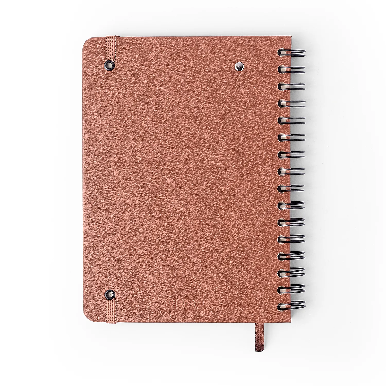 Agenda Planner Wire-o 2027 Clássica Semanal Anotações A5 Caramelo