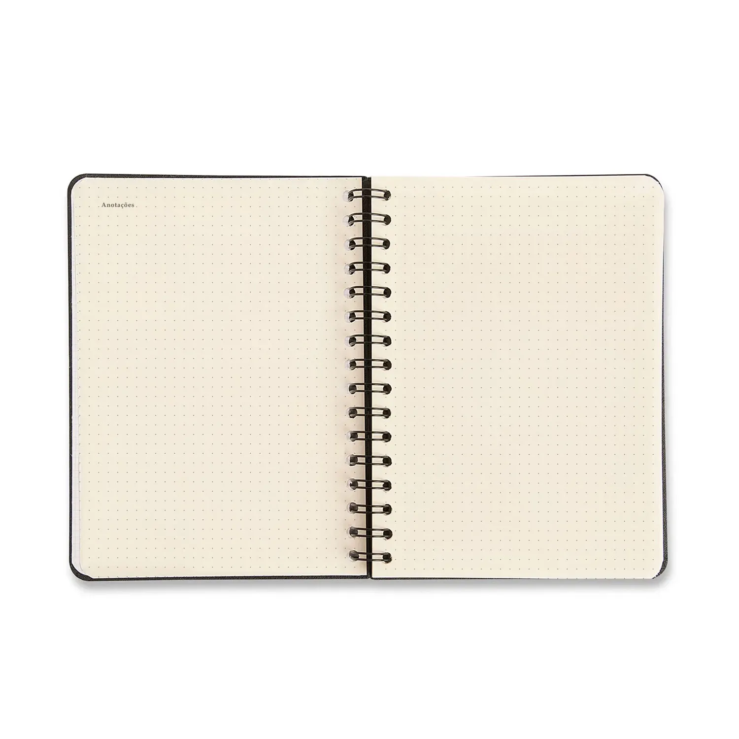 Agenda Planner Wire-o 2027 Clássica Semanal Anotações A5 Preto