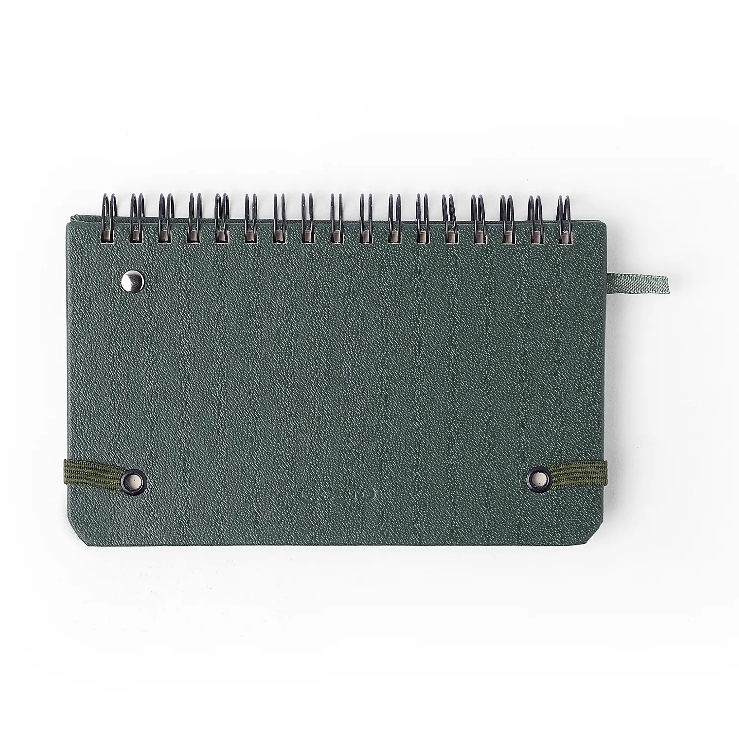 Agenda Planner Wire-o 2027 Clássica Semanal Office 15,5x9 Verde Oliva