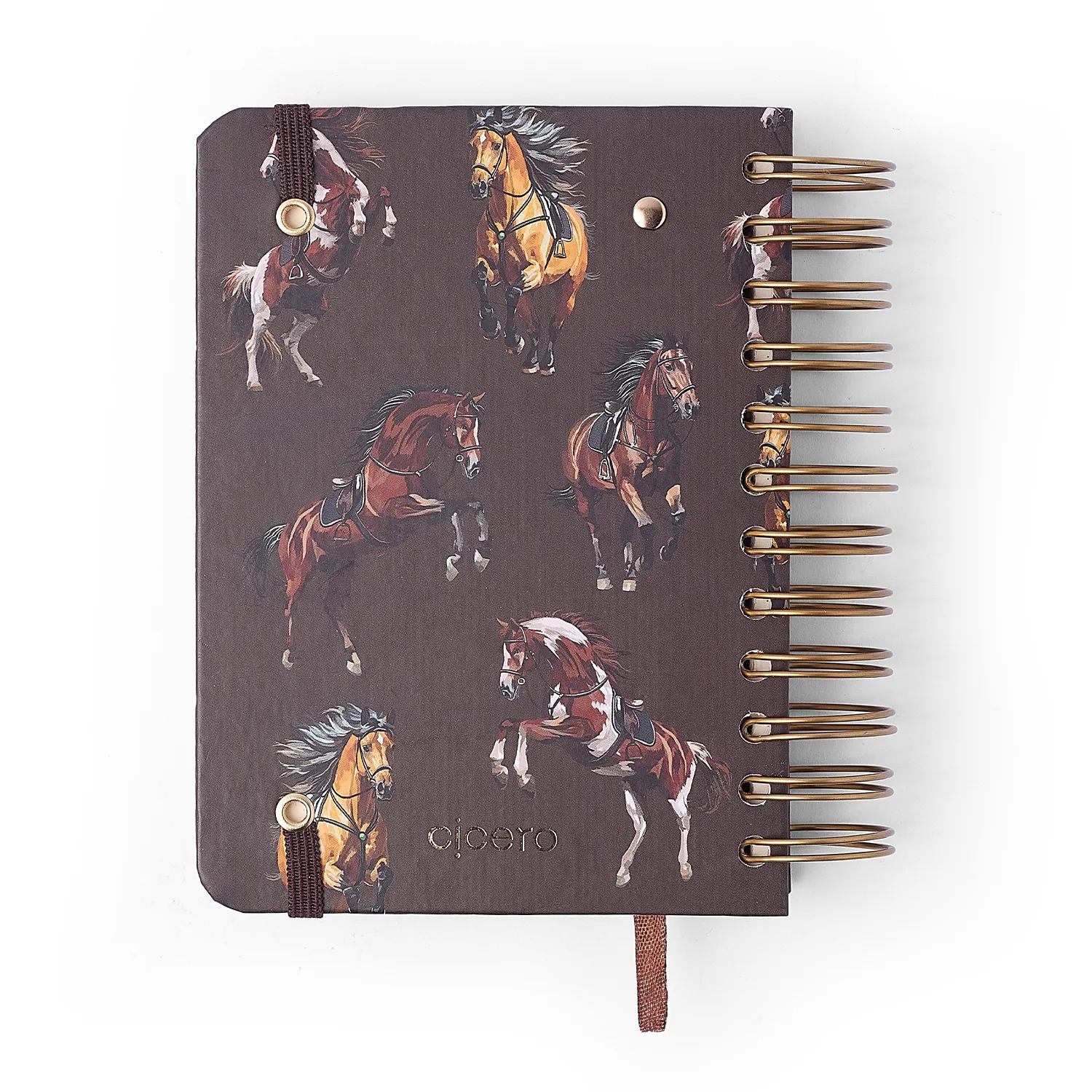 Agenda Planner Wire-o 2027 Haras Diária 11,5x16 Alazão