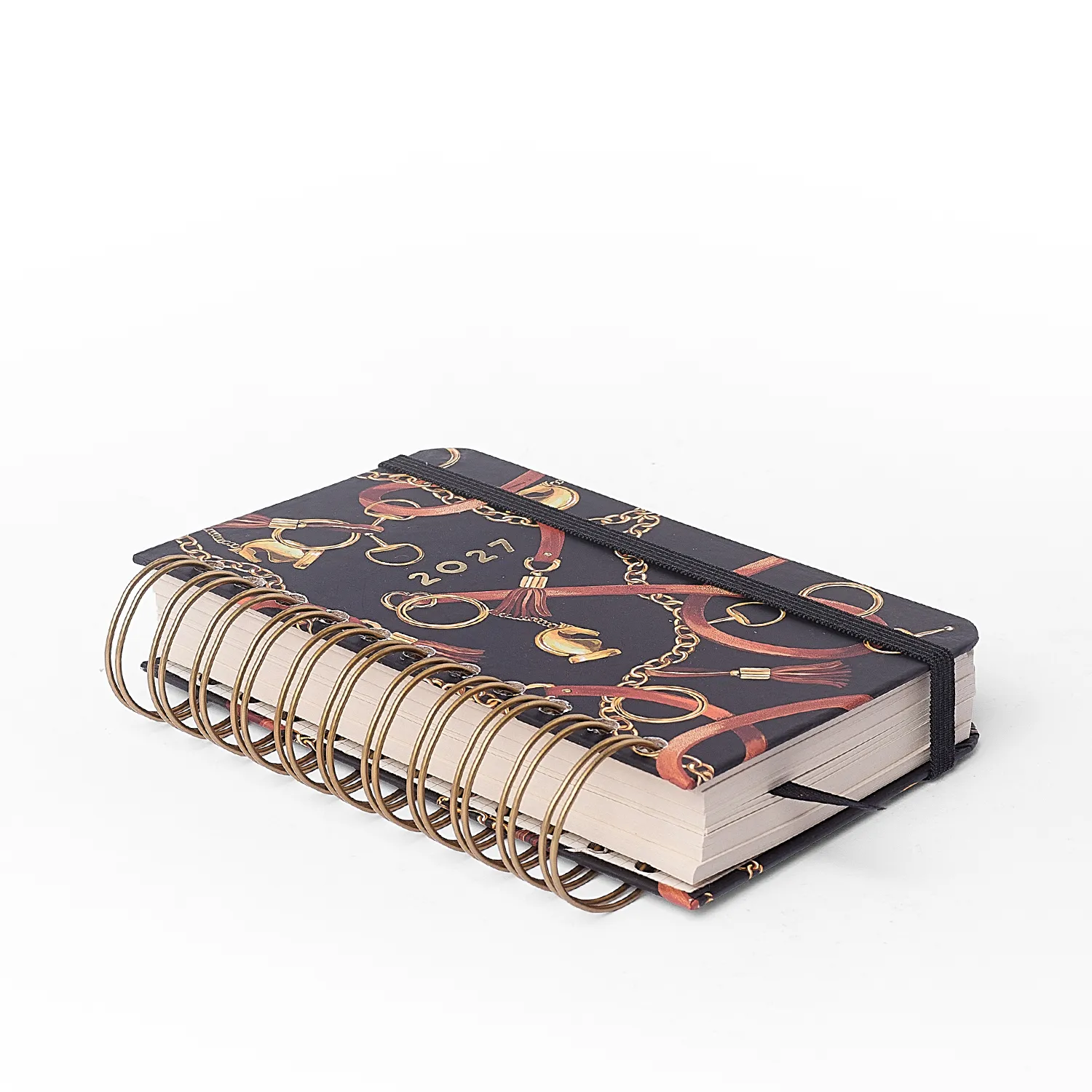 Agenda Planner Wire-o 2027 Haras Diária 9x15,5 Selaria Preto