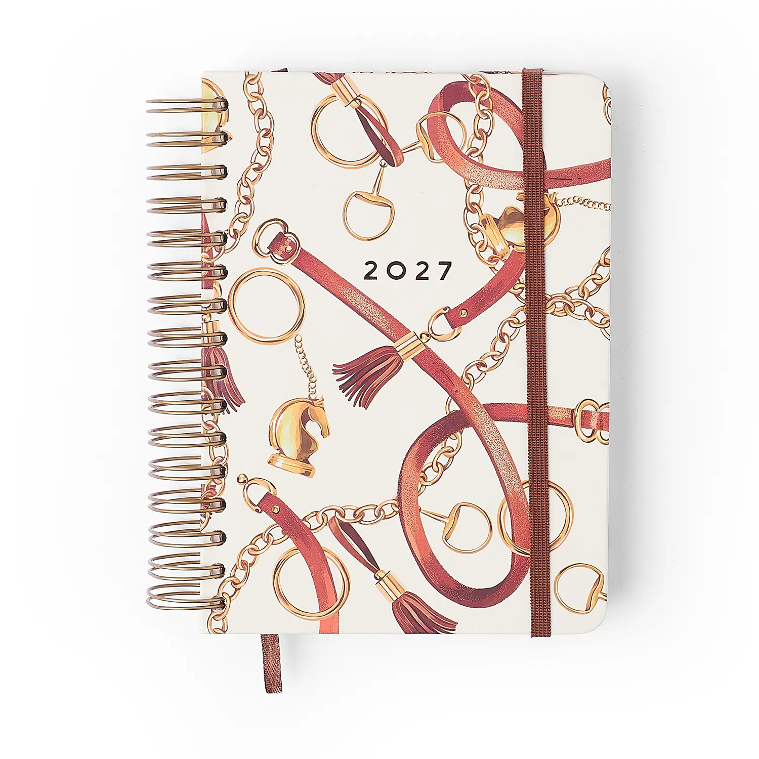 Agenda Planner Wire-o 2027 Haras Diária A5 Selaria Off White