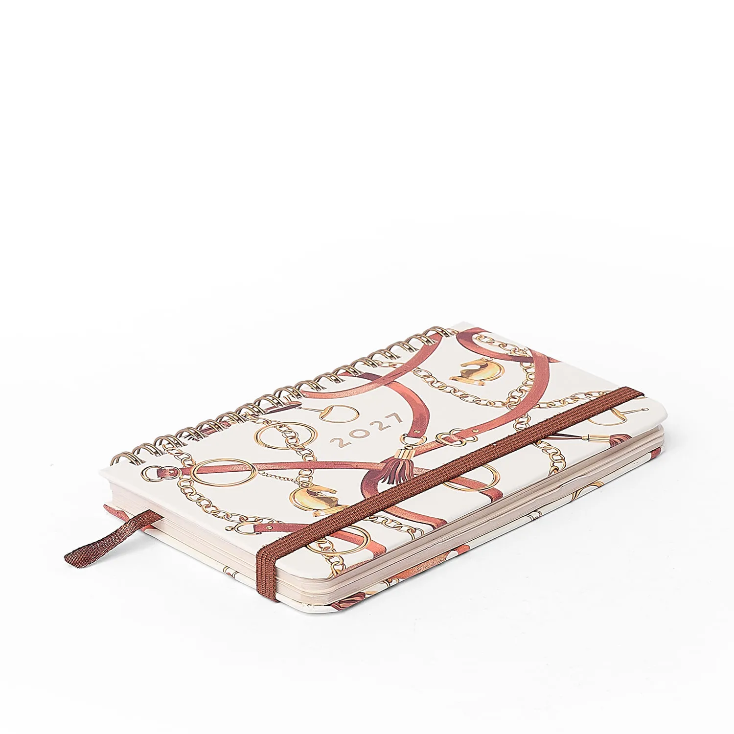 Agenda Planner Wire-o 2027 Haras Semanal Office 15,5x9 Selaria Off White