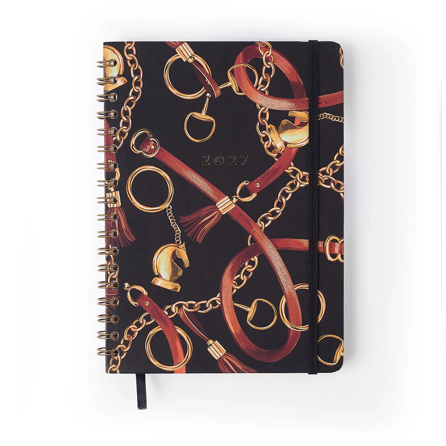 Agenda Planner Wire-o 2027 Haras Semanal Planejamento 17x24 Selaria Preto