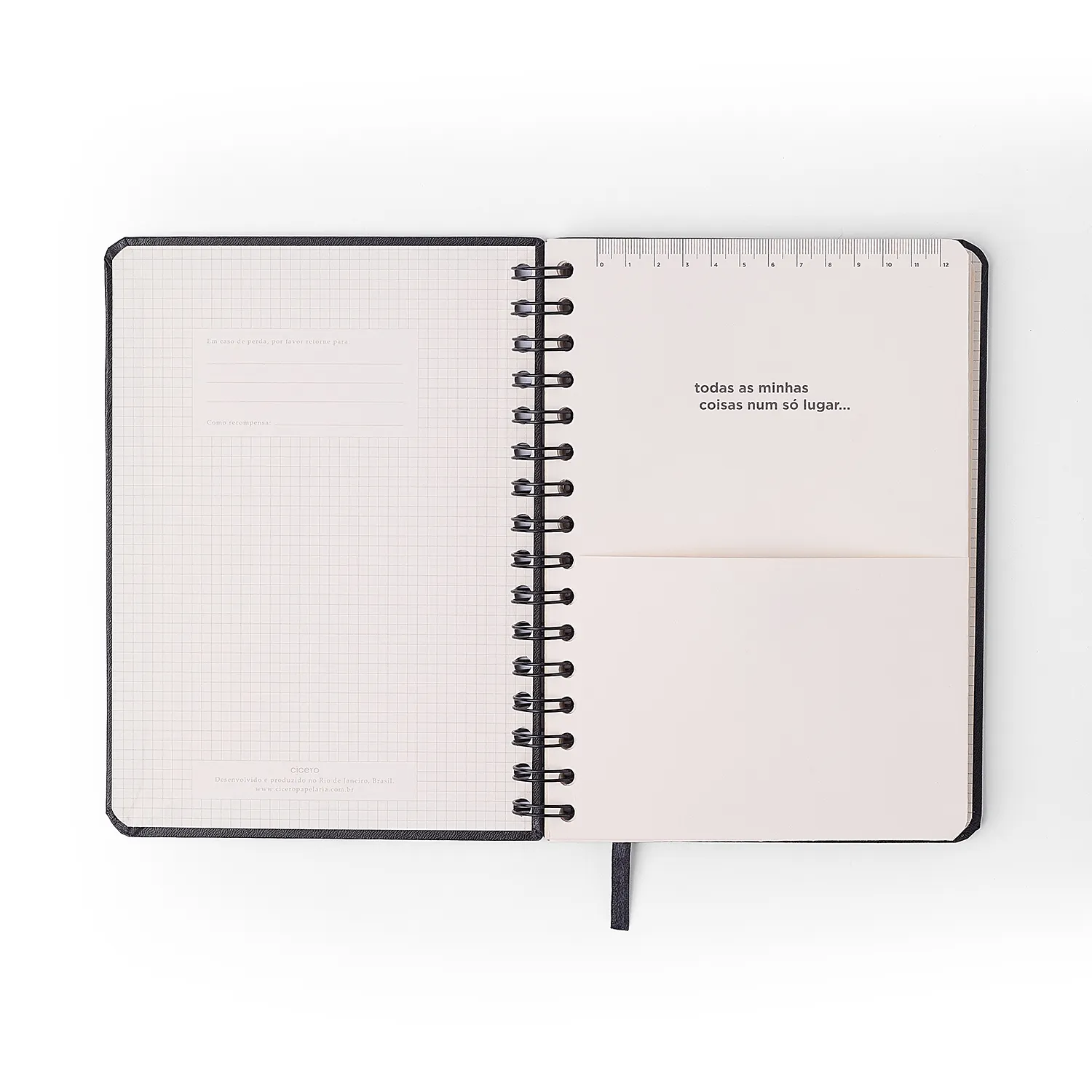 Agenda Planner Wire-o 2027 Noronha Semanal Anotações A5 Atalaia