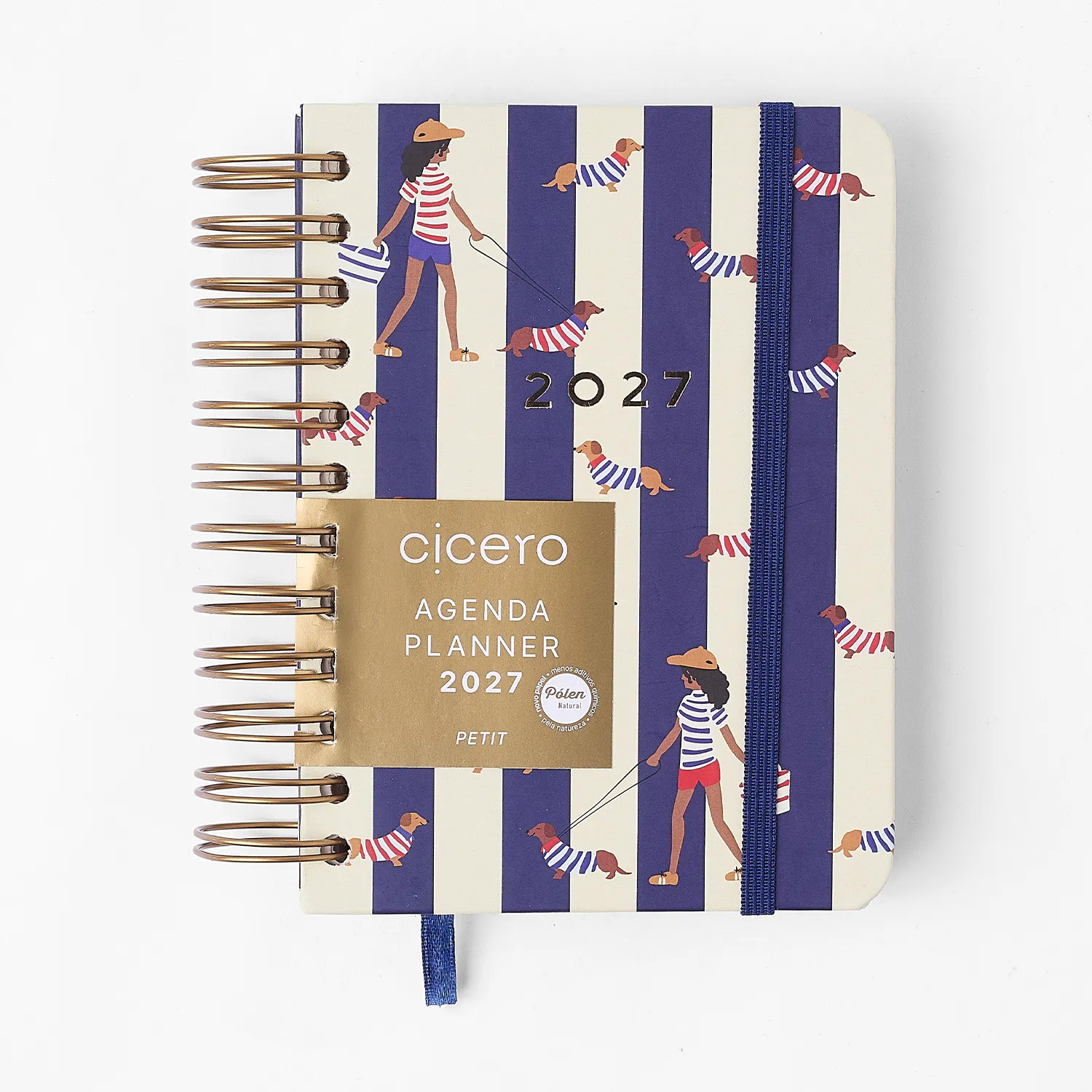 Agenda Planner Wire-o 2027 Petit Diária 11,5x16 Passeio