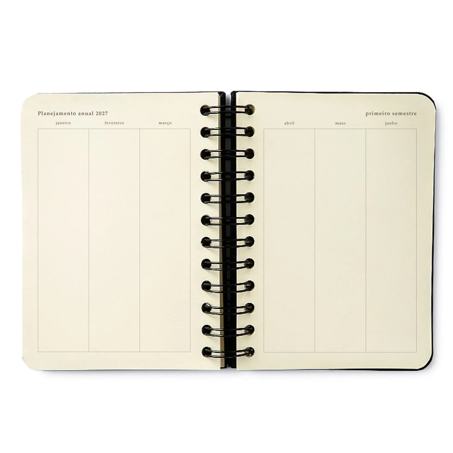 Agenda Planner Wire-o 2027 Petit Diária 11,5x16 Passeio