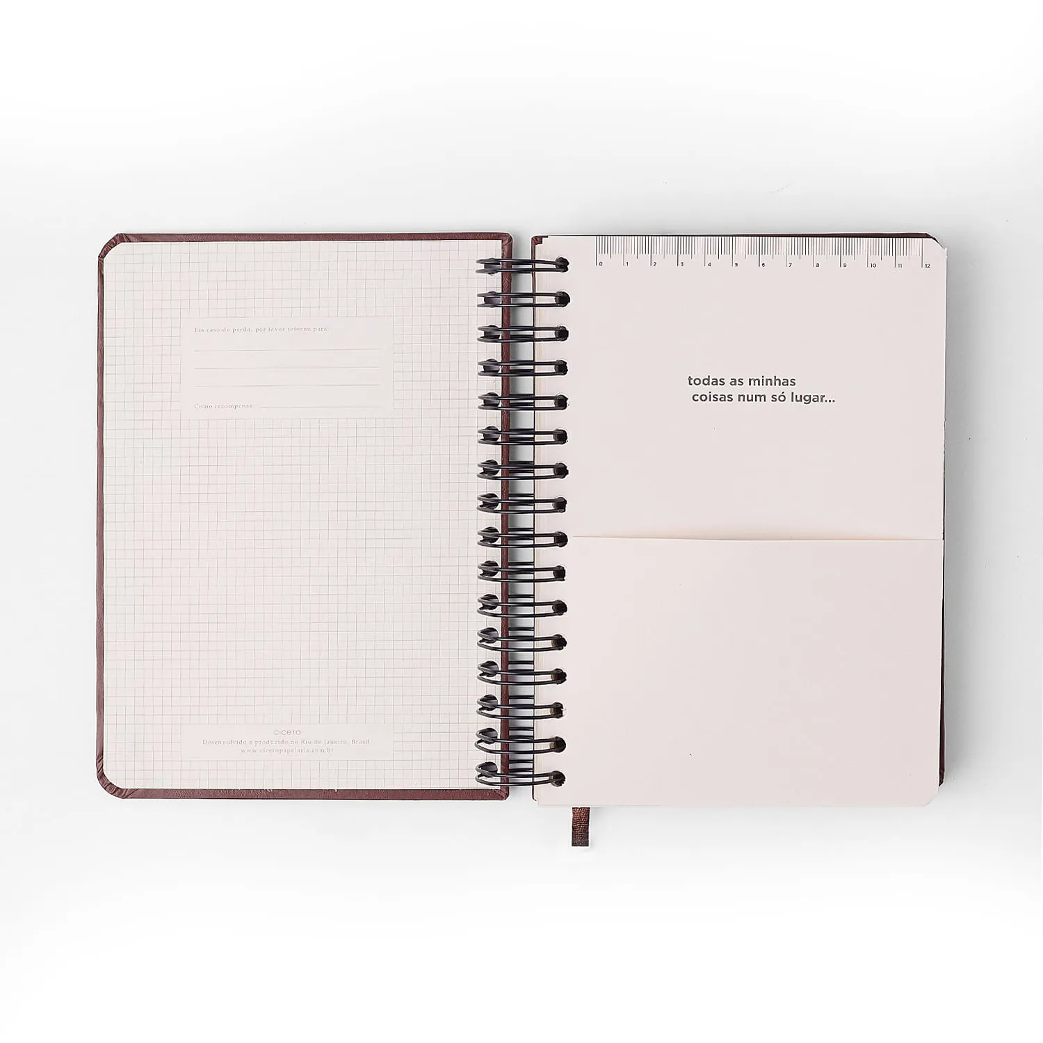 Agenda Planner Wire-o 2027 Petit Diária A5 Lambreta