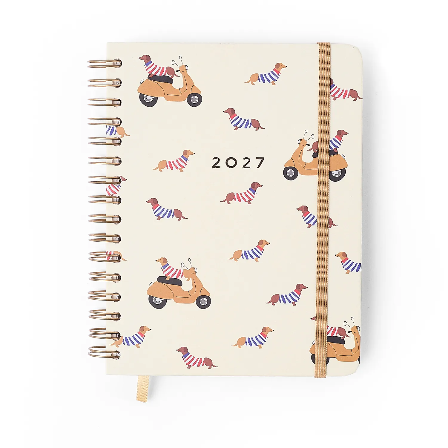 Agenda Planner Wire-o 2027 Petit Semanal Notas c/ Divisórias A5 Lambreta