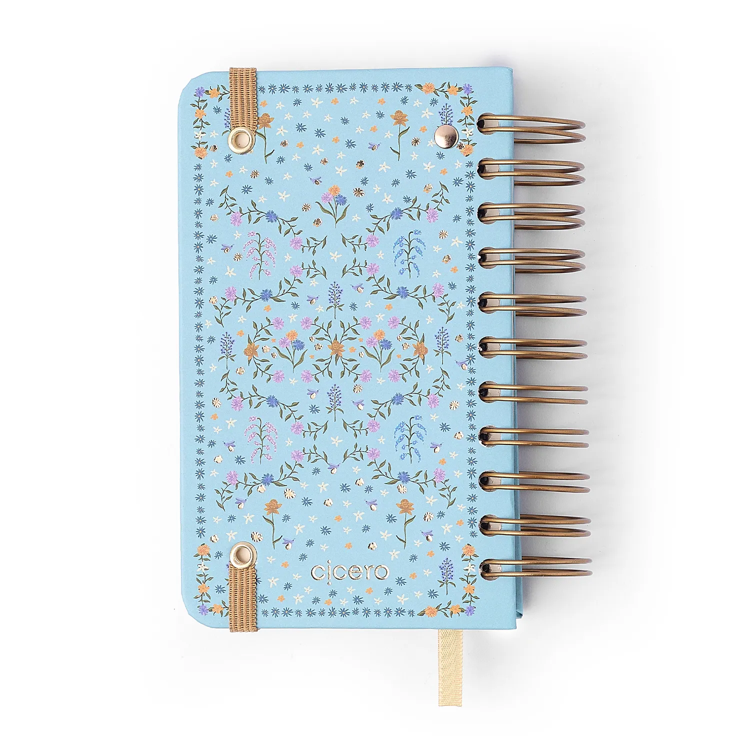 Agenda Planner Wire-o 2027 Relicário Diária 9x15,5 Botânica