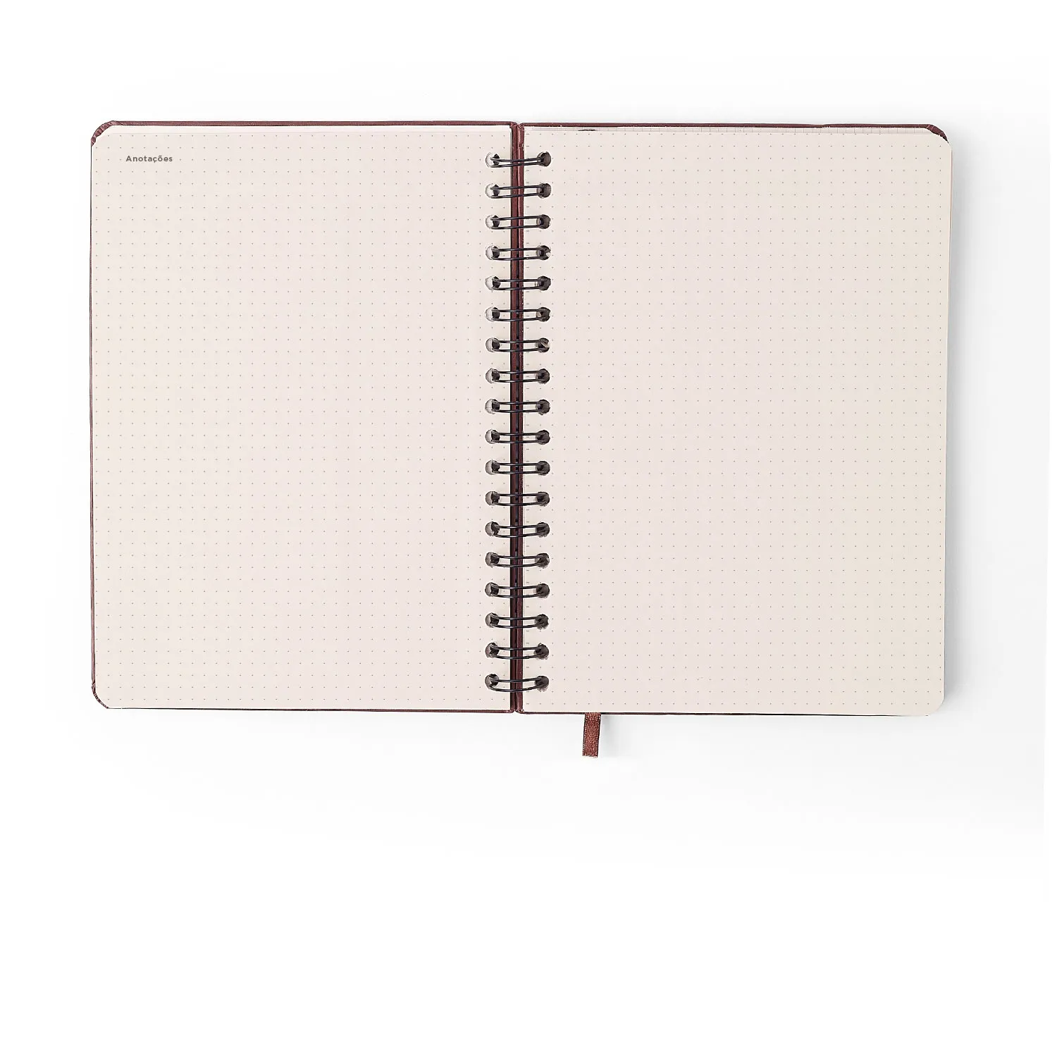 Agenda Planner Wire-o 2027 Veredas Semanal Planejamento 17x24 Marrom