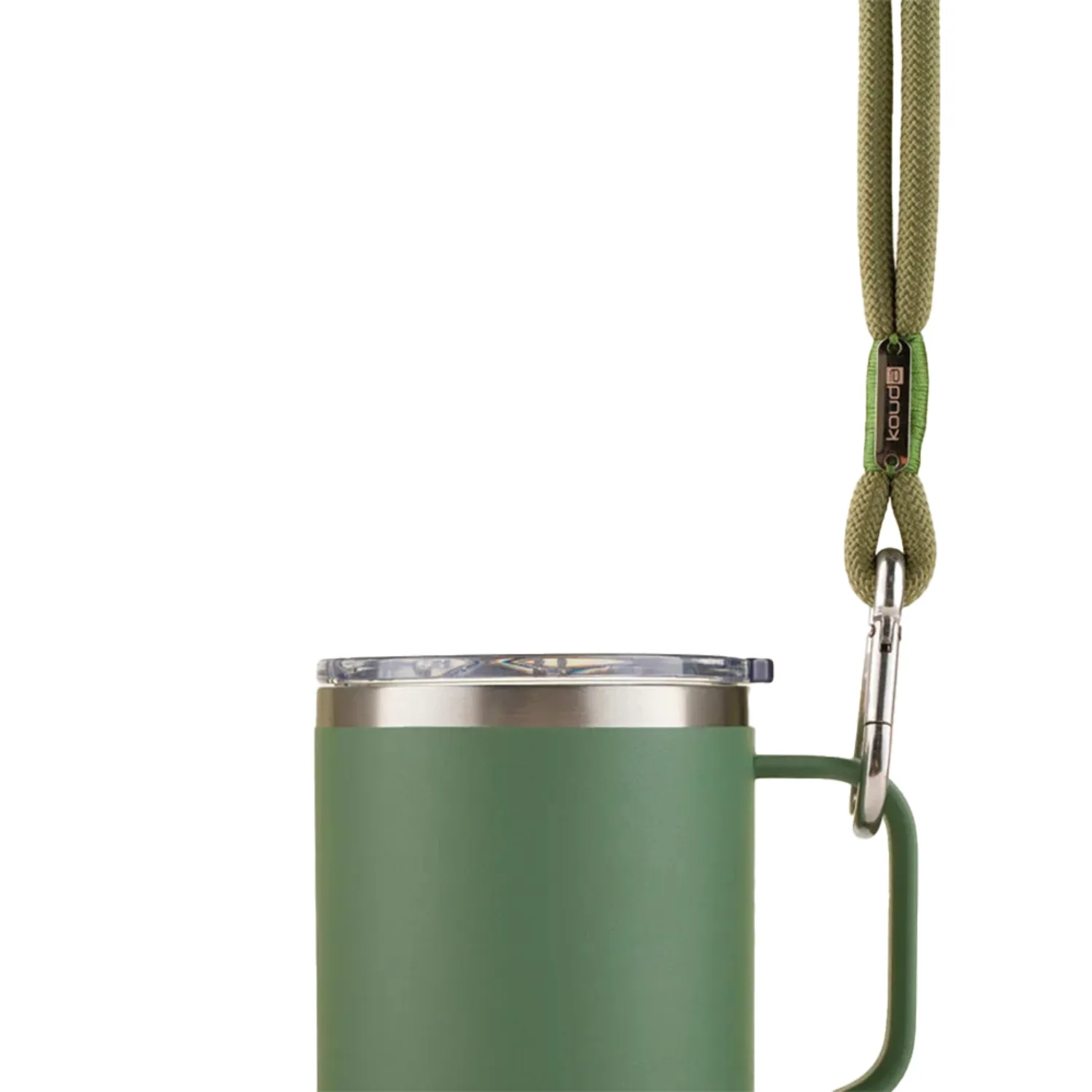Alça Tirante Com Mosquetão Super Resistente Verde Kouda (1034175)