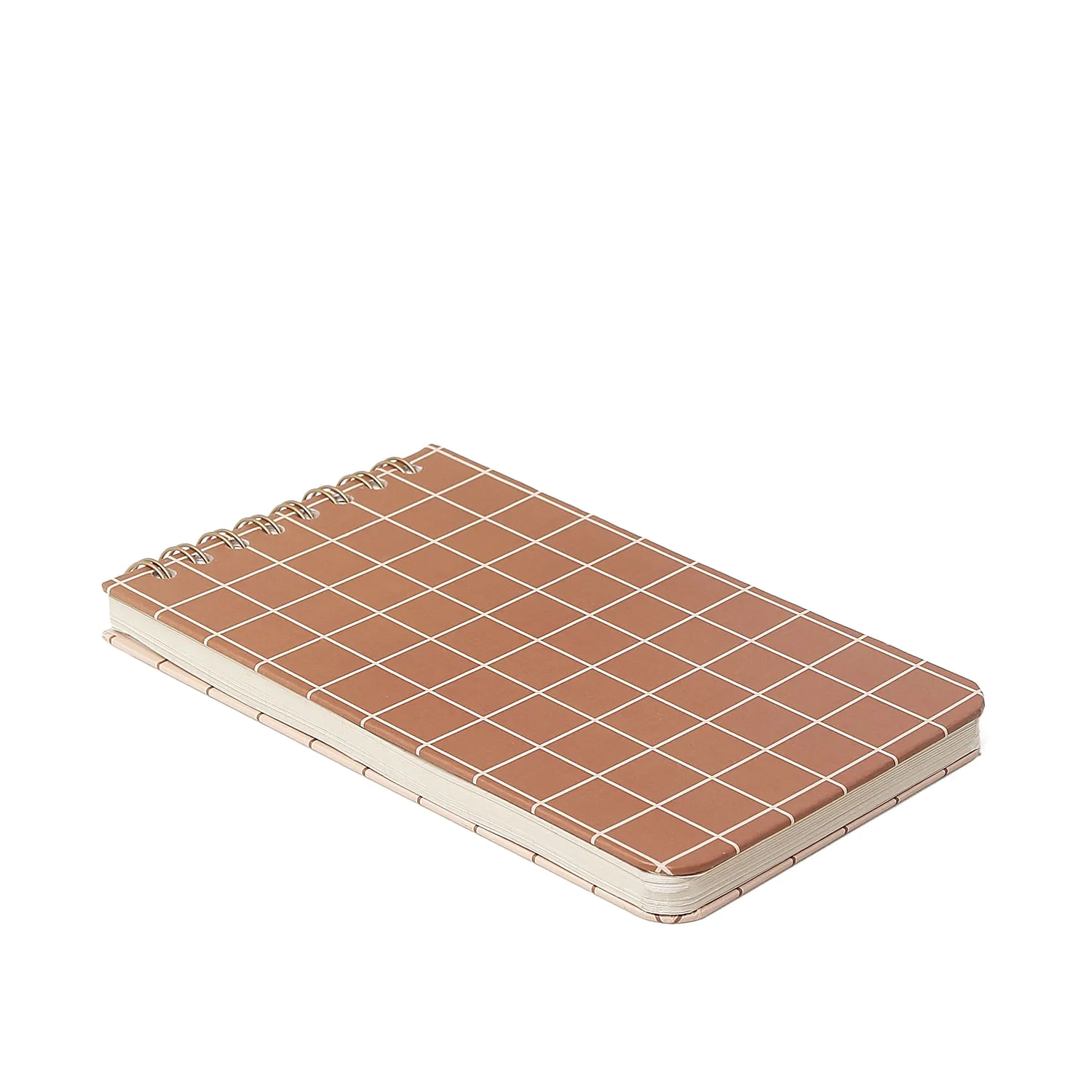 Bloco Wire-O Mocha Pistache Pautado 12X20 Chocolate