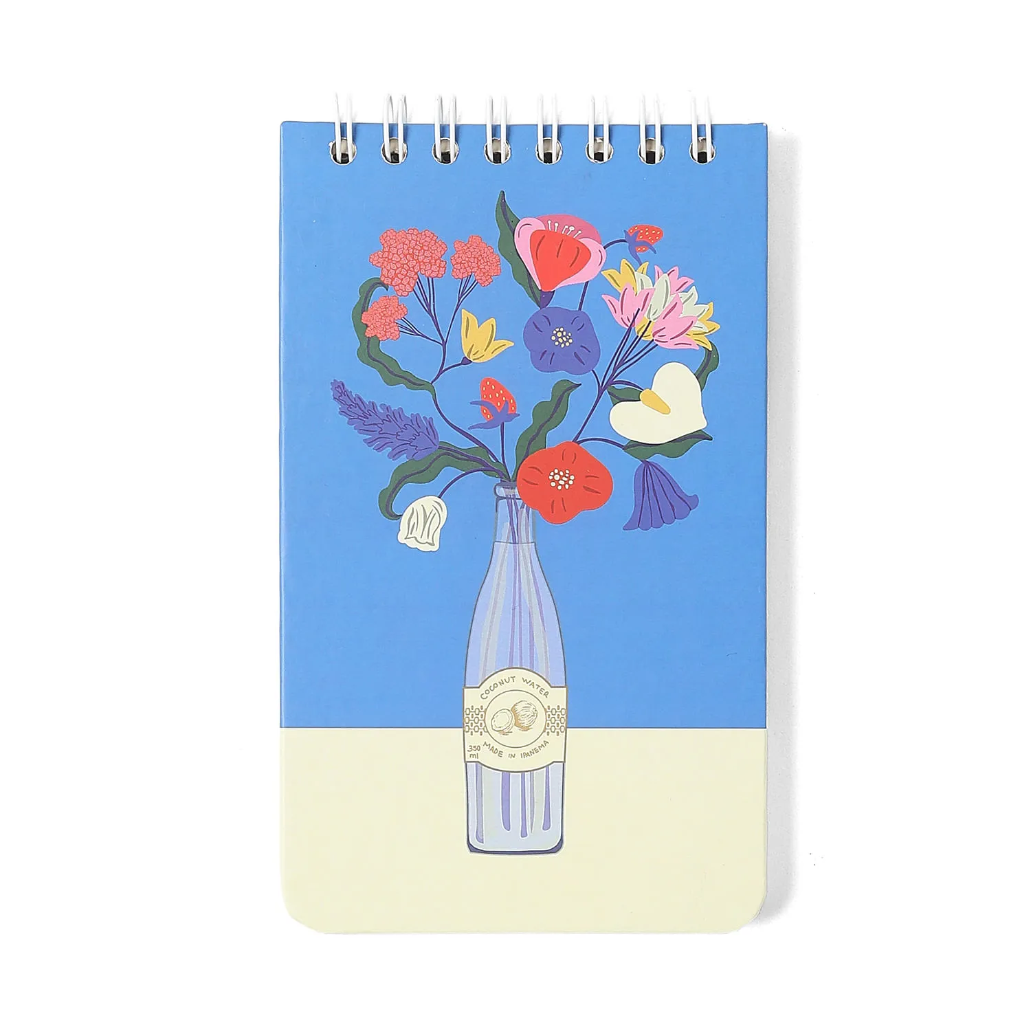 Bloco Wire-o Doce Florada Pautado 12x20 Garrafa