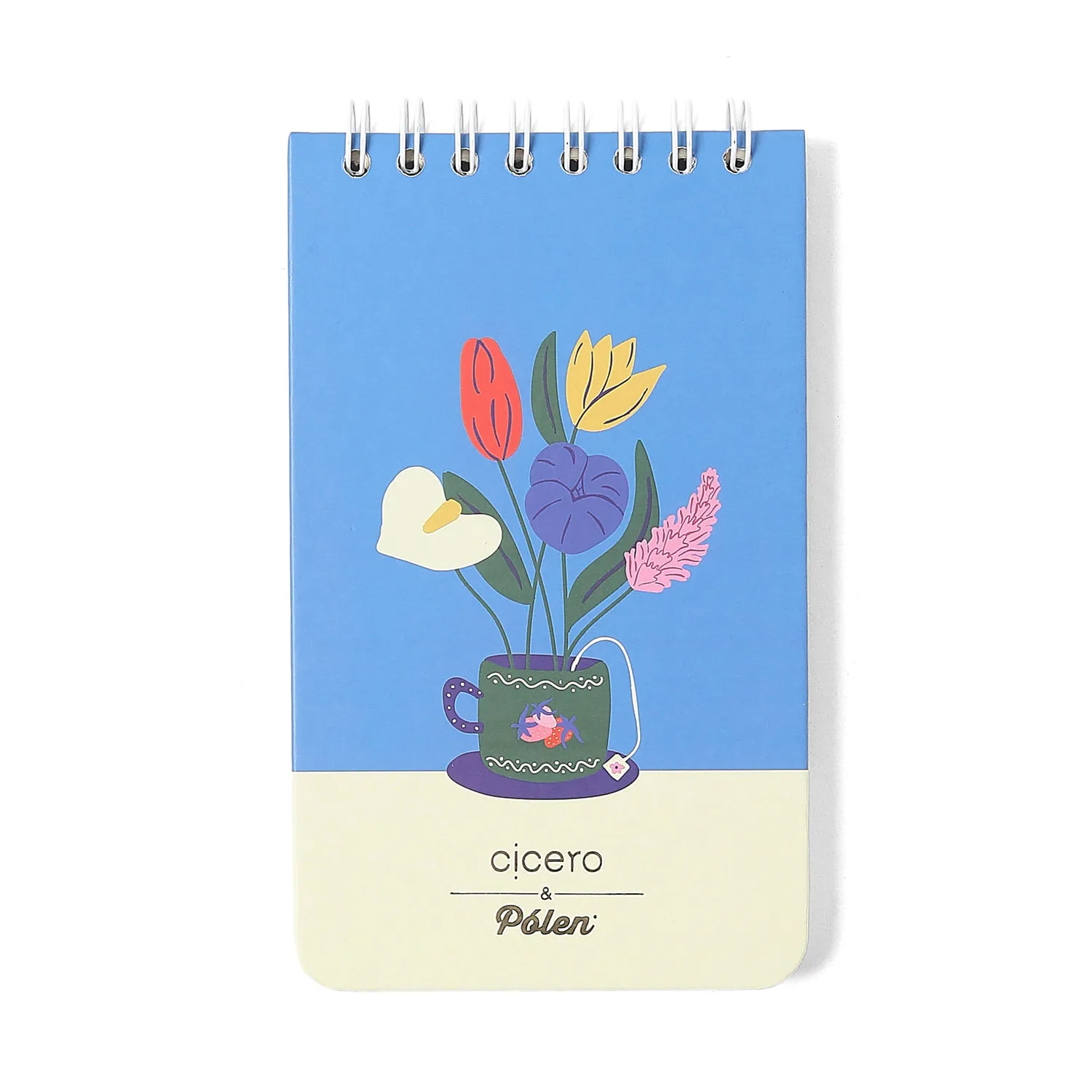 Bloco Wire-o Doce Florada Pautado 12x20 Garrafa