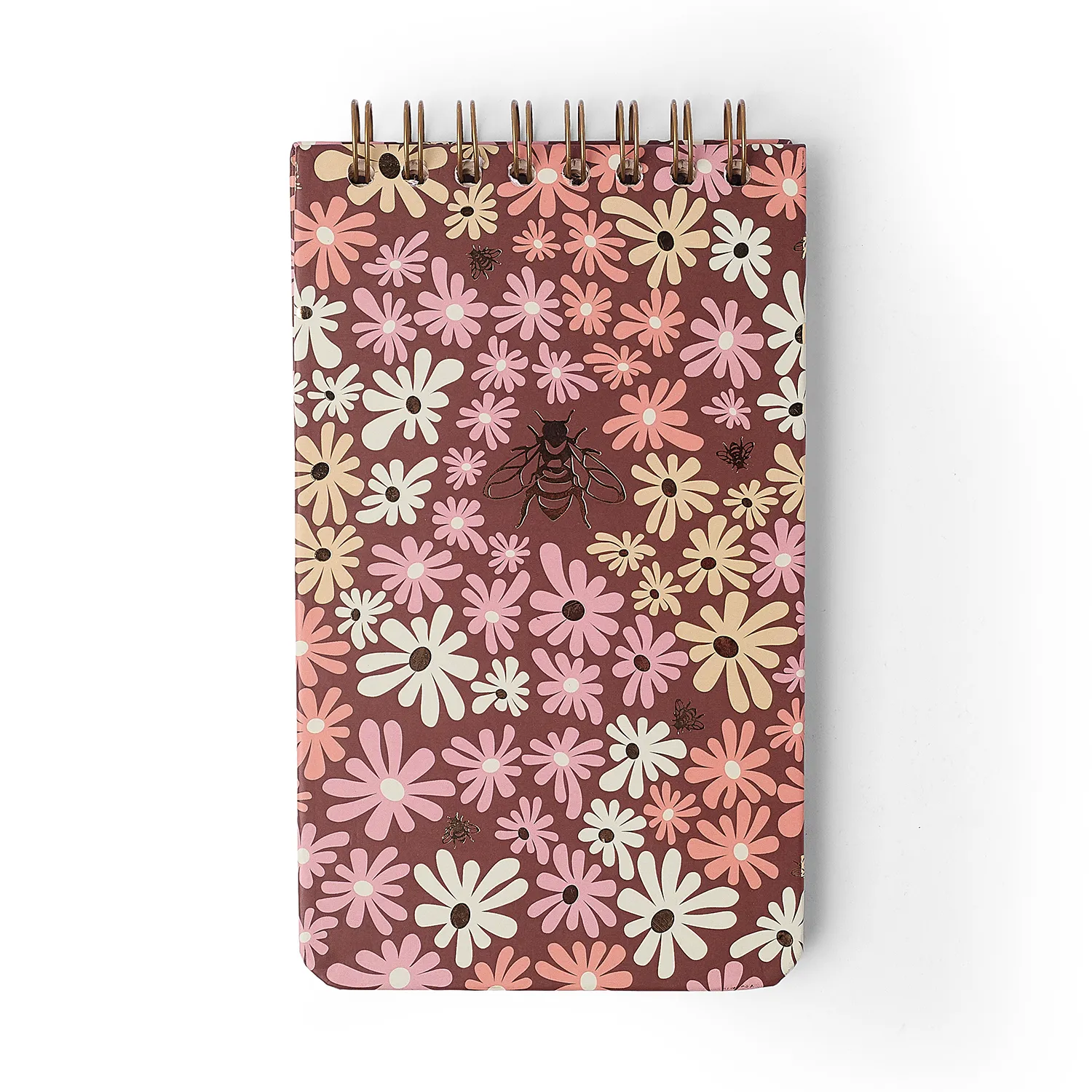 Bloco Wire-o Melissa Pautado 12x20 Mini Bloomy Chocolate