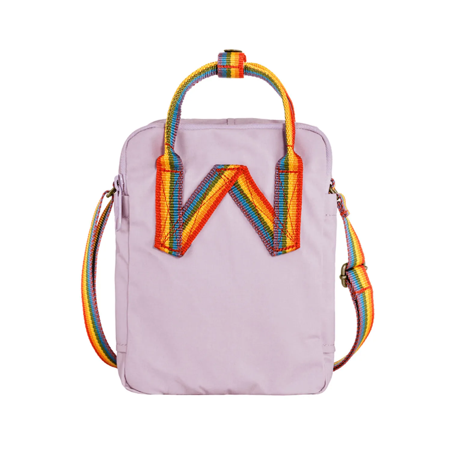 Bolsa Kanken Rainbow Sling - Pastel Lavender Rainbow Pattern (F23623)