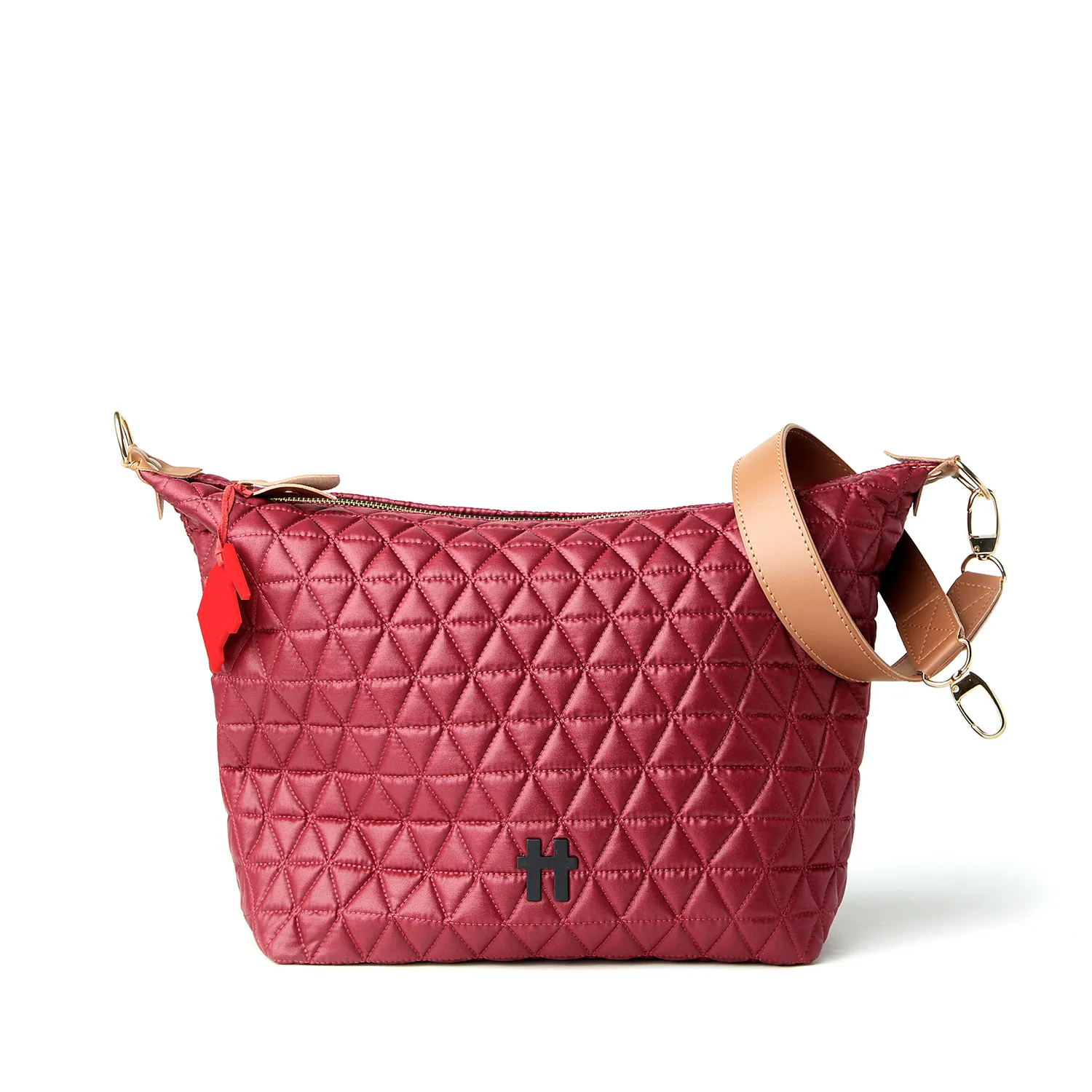Bolsa Matelassê Média Vinho Otti