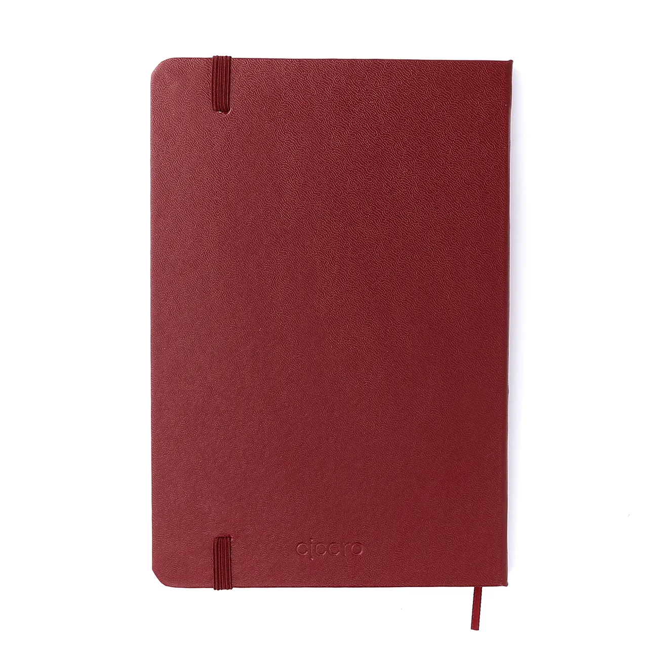 Caderneta Clássica Pautado 14X21 Vermelho Quente