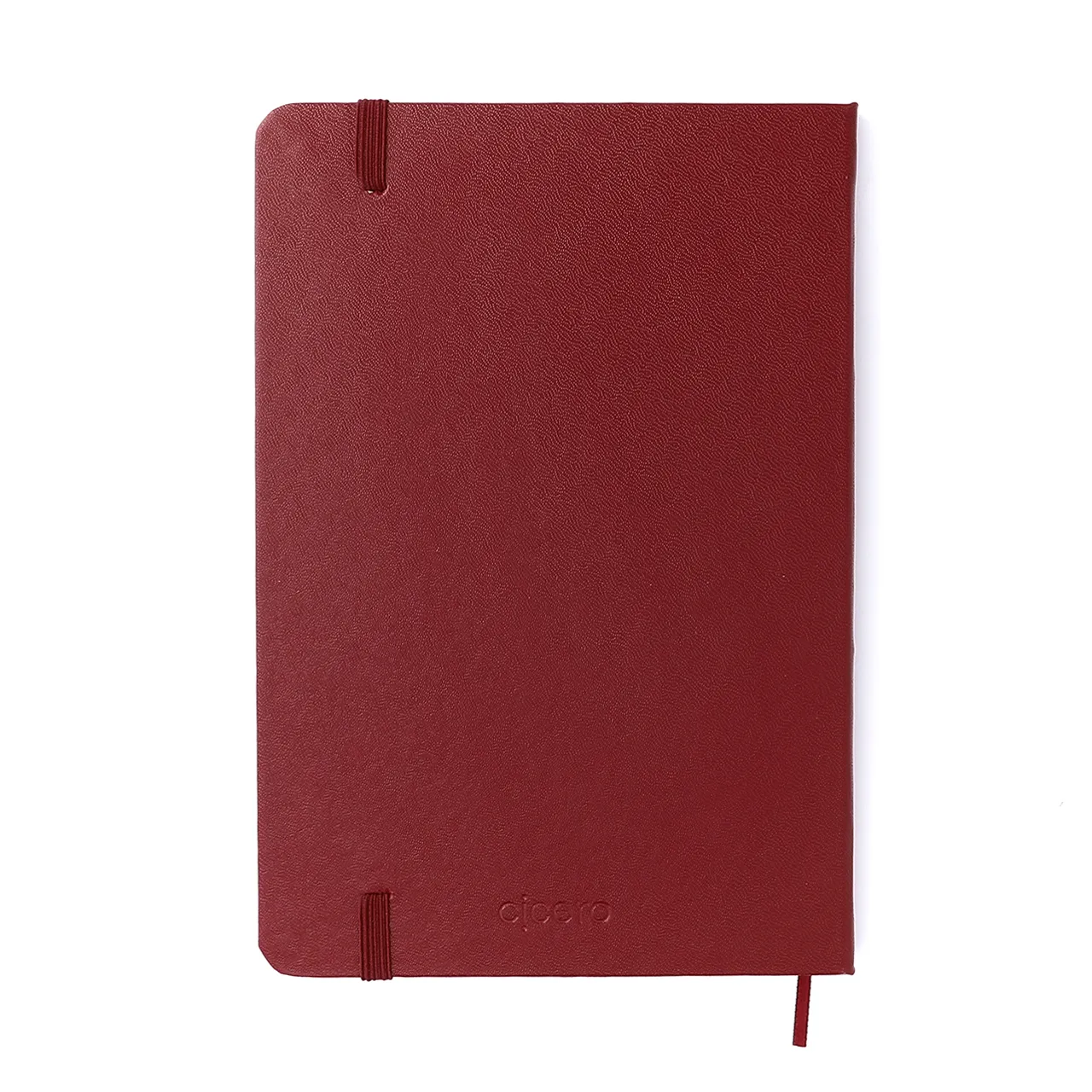 Caderneta Clássica Sem Pauta 14X21 Vermelho Quente