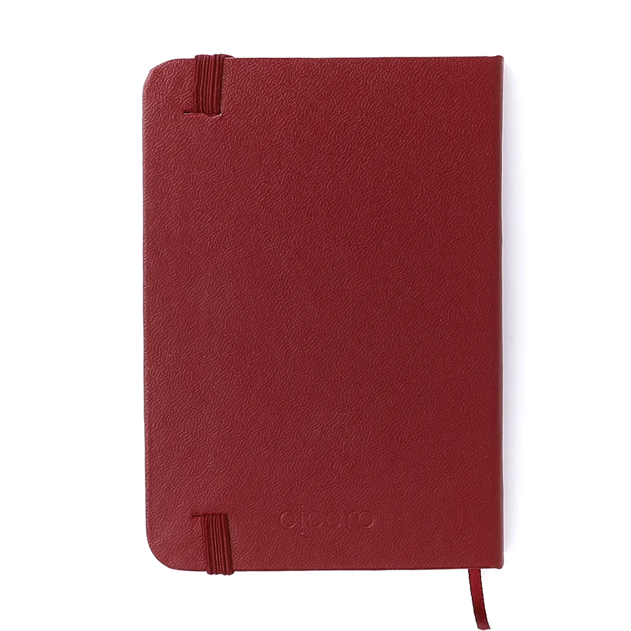 Caderneta Clássica Sem Pauta 9X13 Vermelho Quente