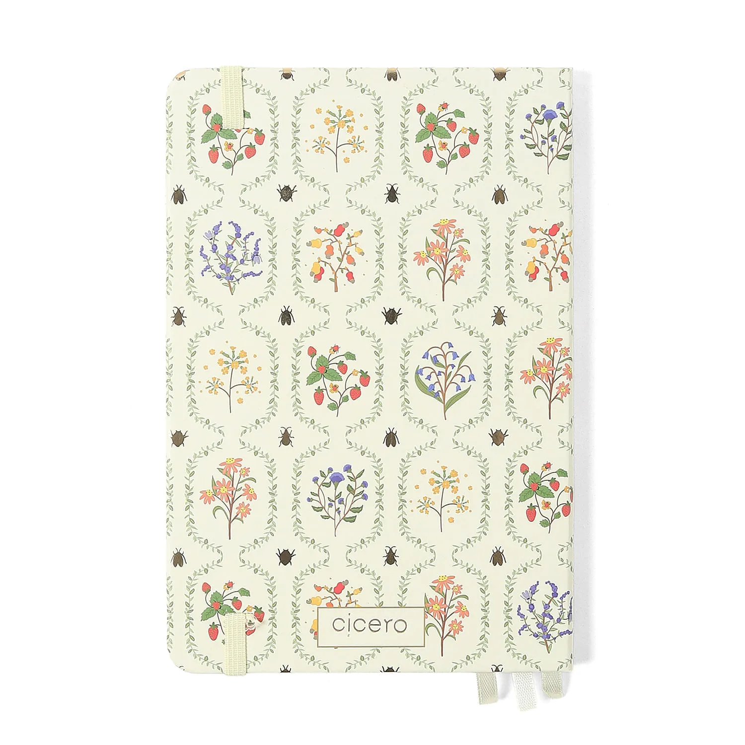 Caderneta Jardim Miolo Tri 14x21 Off White