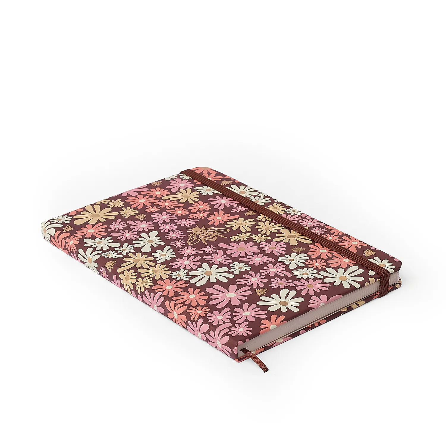 Caderneta Melissa Pautado 14x21 Mini Bloomy Chocolate