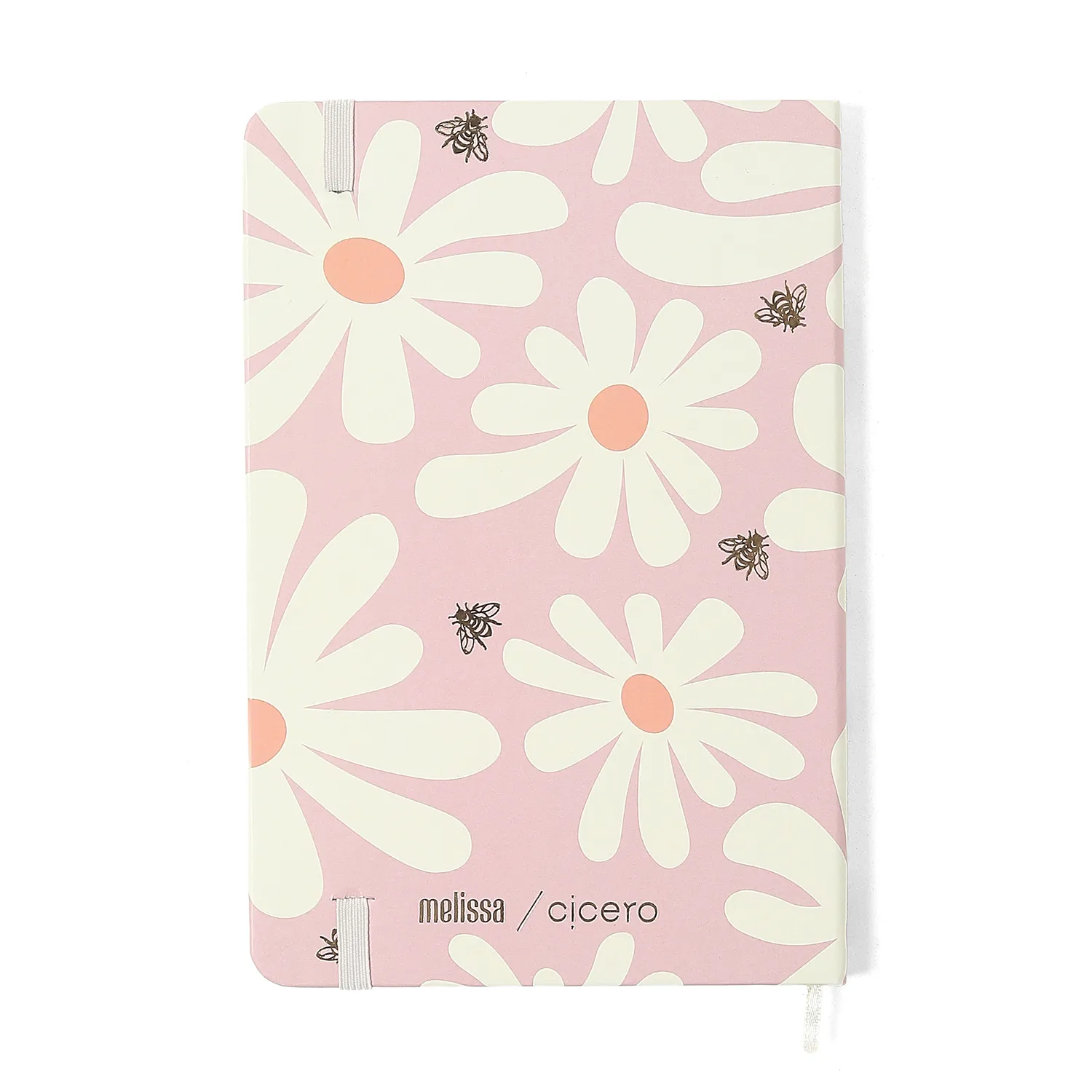 Caderneta Melissa Pautado 14x21 Pink Bloomy