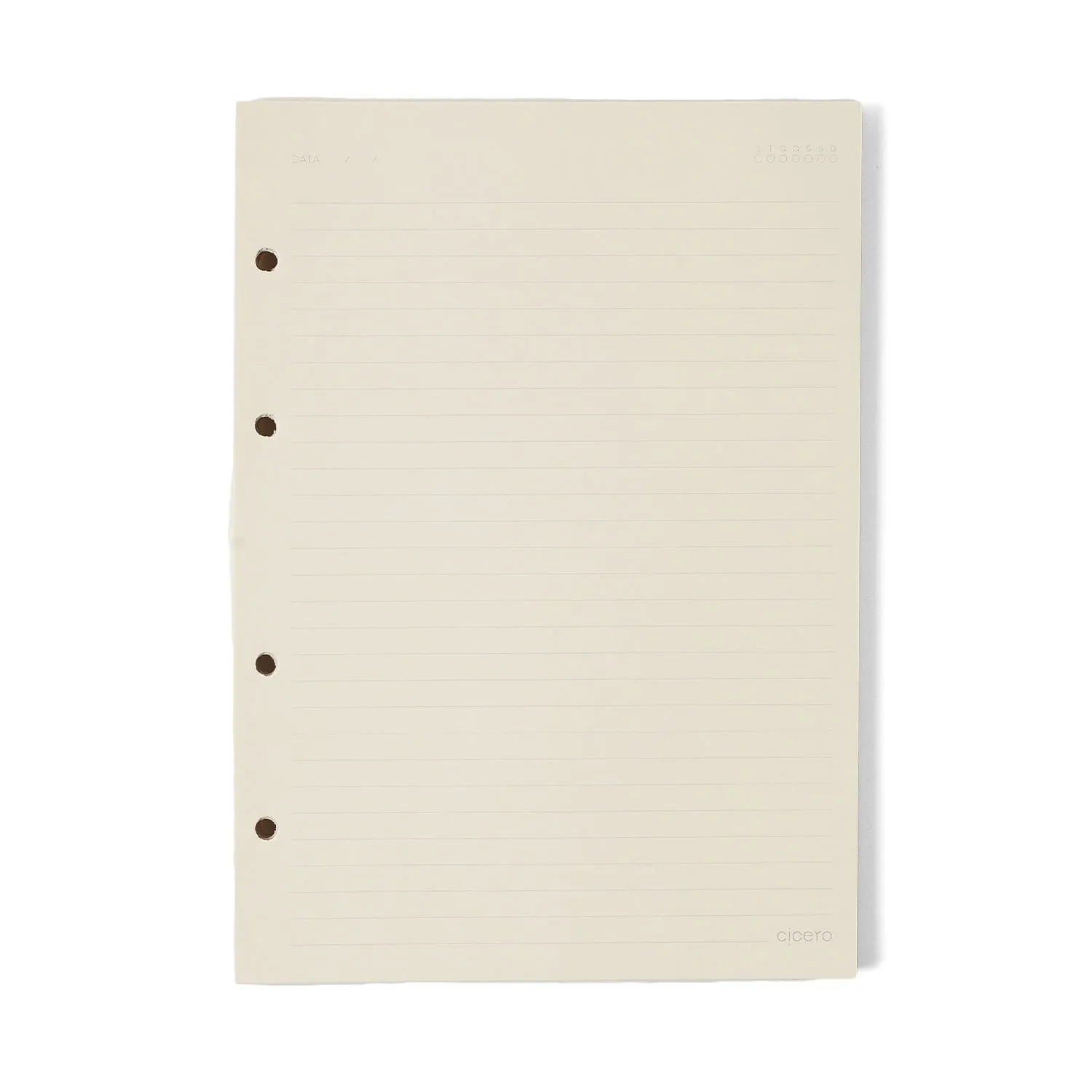 Caderno Criativo Argolado Doce Florada Pautado 17x24 Off White